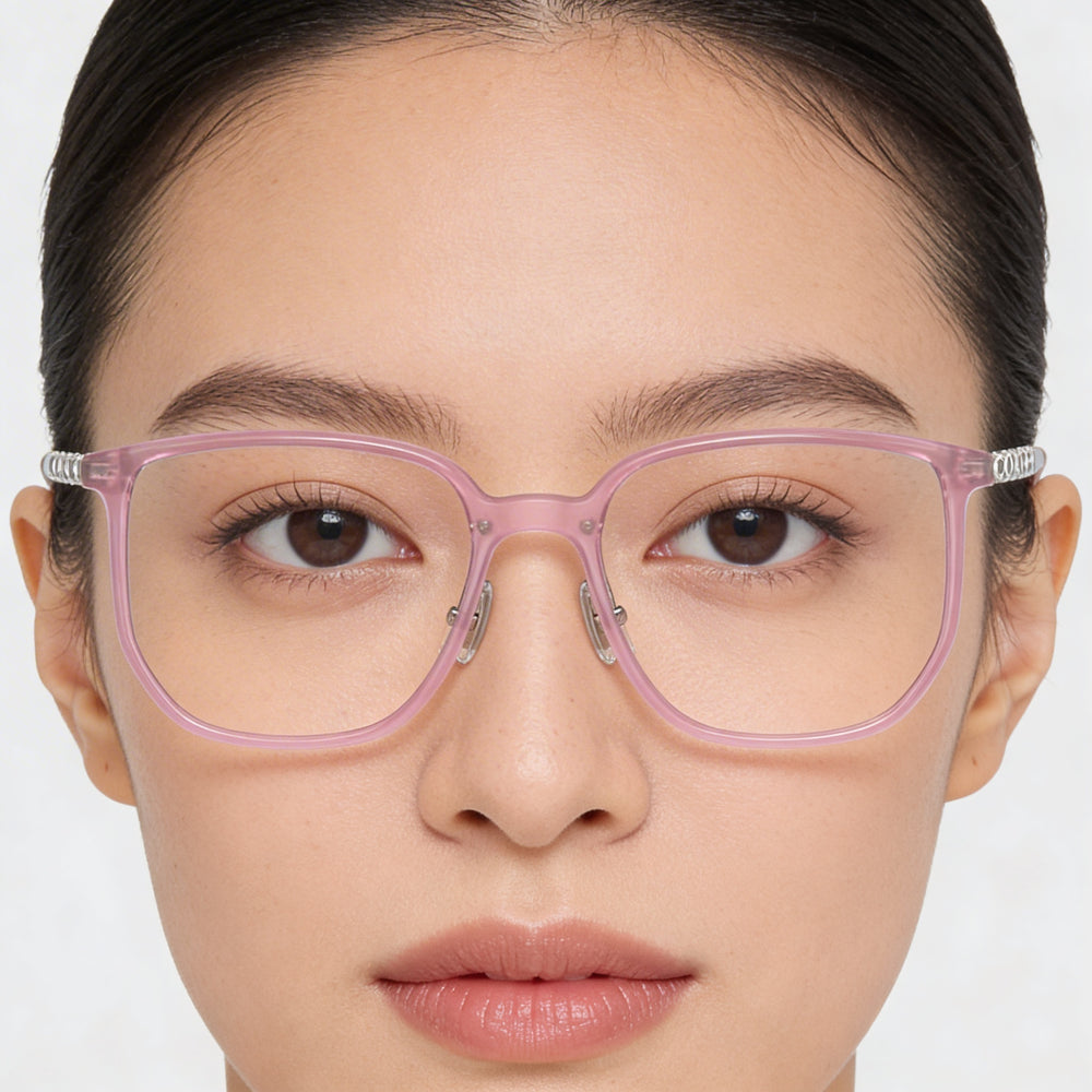 Coach Hc6240d Women's Square Plastic Eyeglasses Milky Purple 54mm