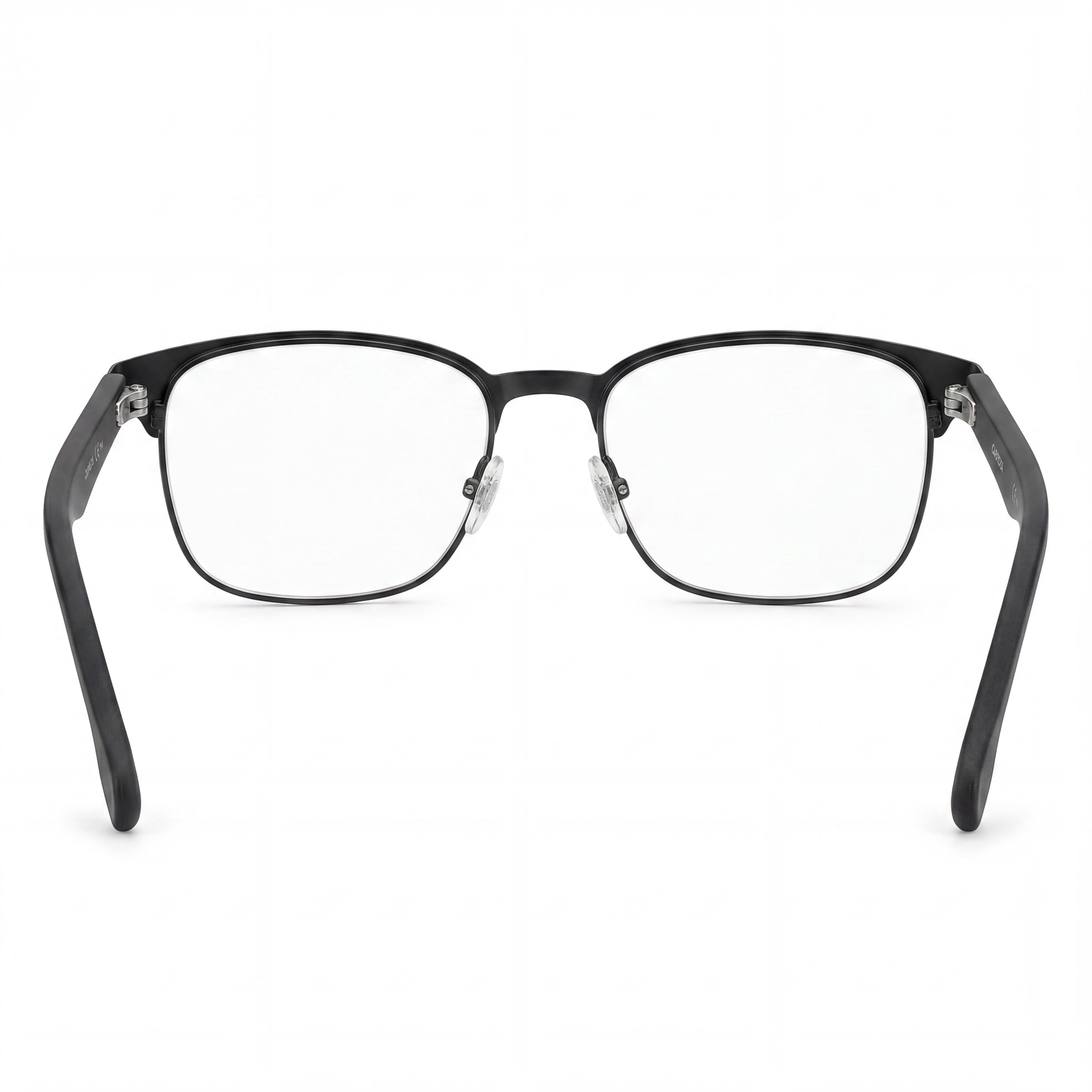 Carrera 138/V Gafas Ópticas Rectangulares Delgadas de Metal Negro Mate Unisex con Barra Frontal 54mm, Photo 4