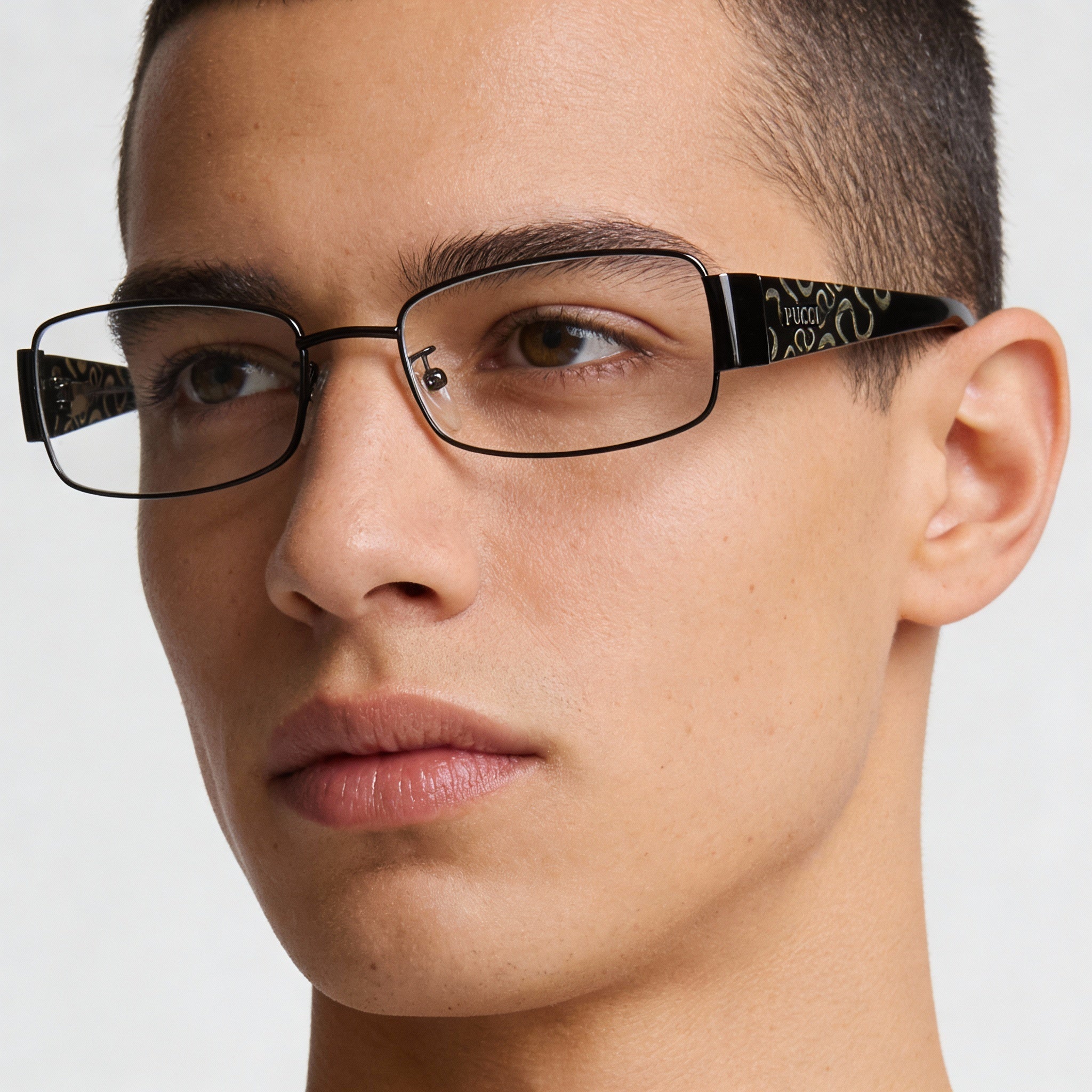 Emilio Pucci EP2135 Unisex Optical Frames with Non- Composite Demo Lenses in Ebony 53-17-130, Photo 5