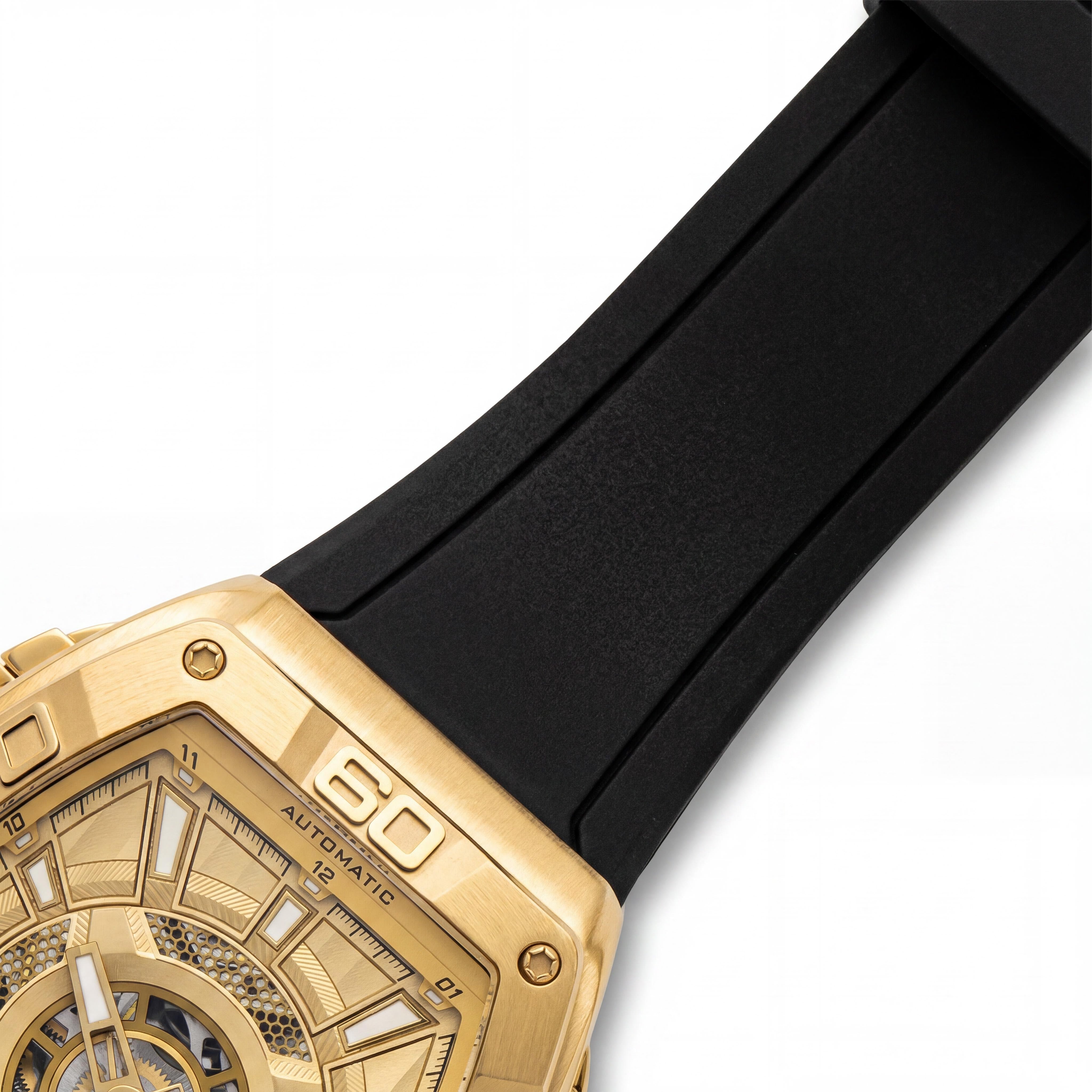 Invicta S1 Rally Men's Gold Tone Stainless Steel, Aluminum & Carbon Fiber Automatic Watch 40mm, Photo 3
