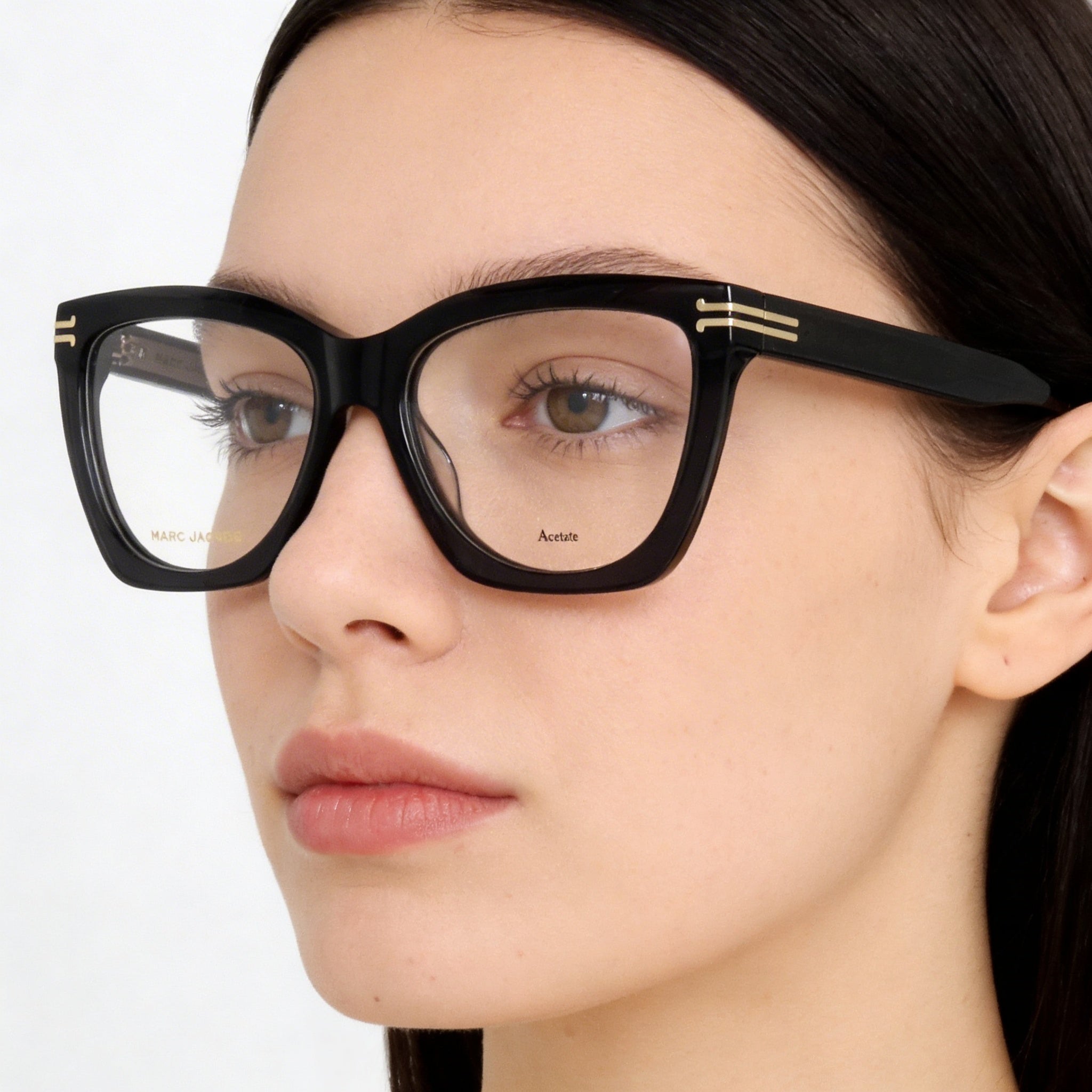 Marc Jacobs Mj 1014 Women's Grey Acetate Frame Non-polarized Polycarbonate Lenses Sunglasses 52mm Lens, 16mm Bridge, 140mm Temple, Photo 3