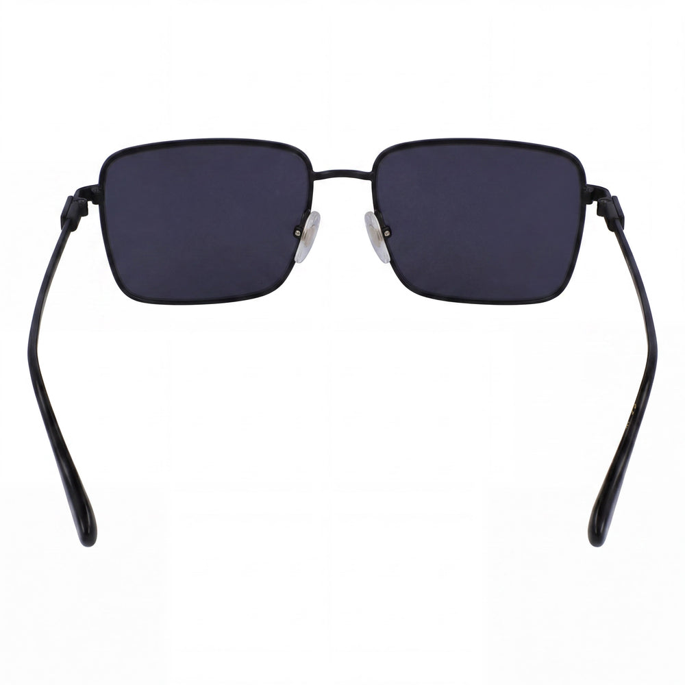Salvatore Ferragamo Sf309s Men's Multi-Coloured Metal Sunglasses, Matte Black Lenses 57mm
