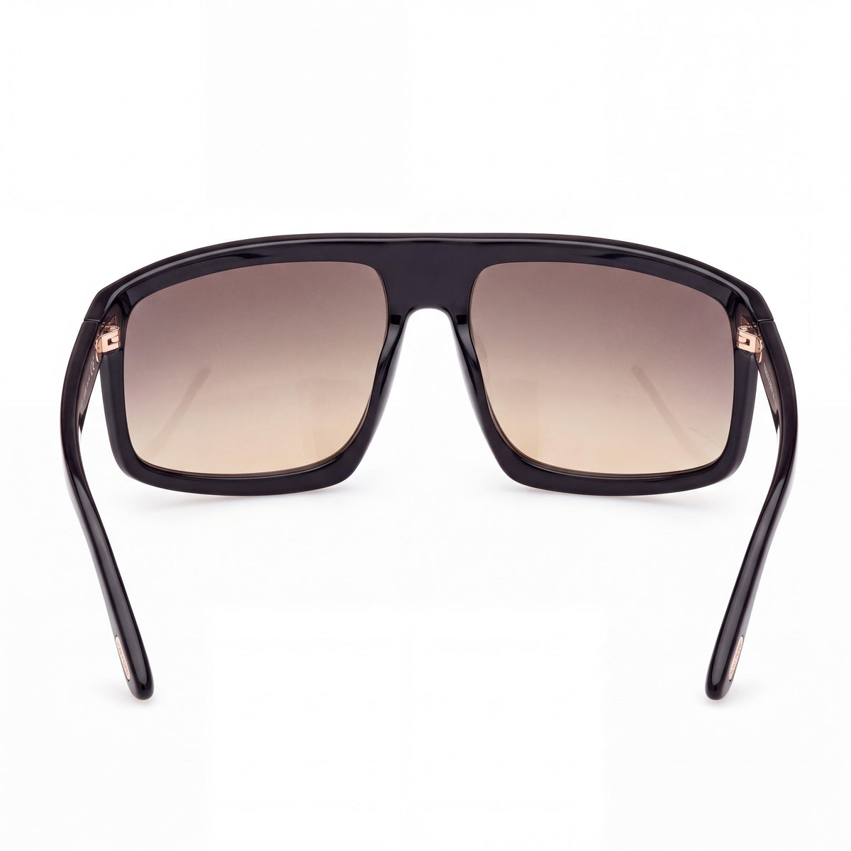 Tom Ford Clint FT1066 Unisex Sunglasses Shiny Black Aluminium Gradient Smoke UV Protection Non-Polarized 68mm, Photo 3