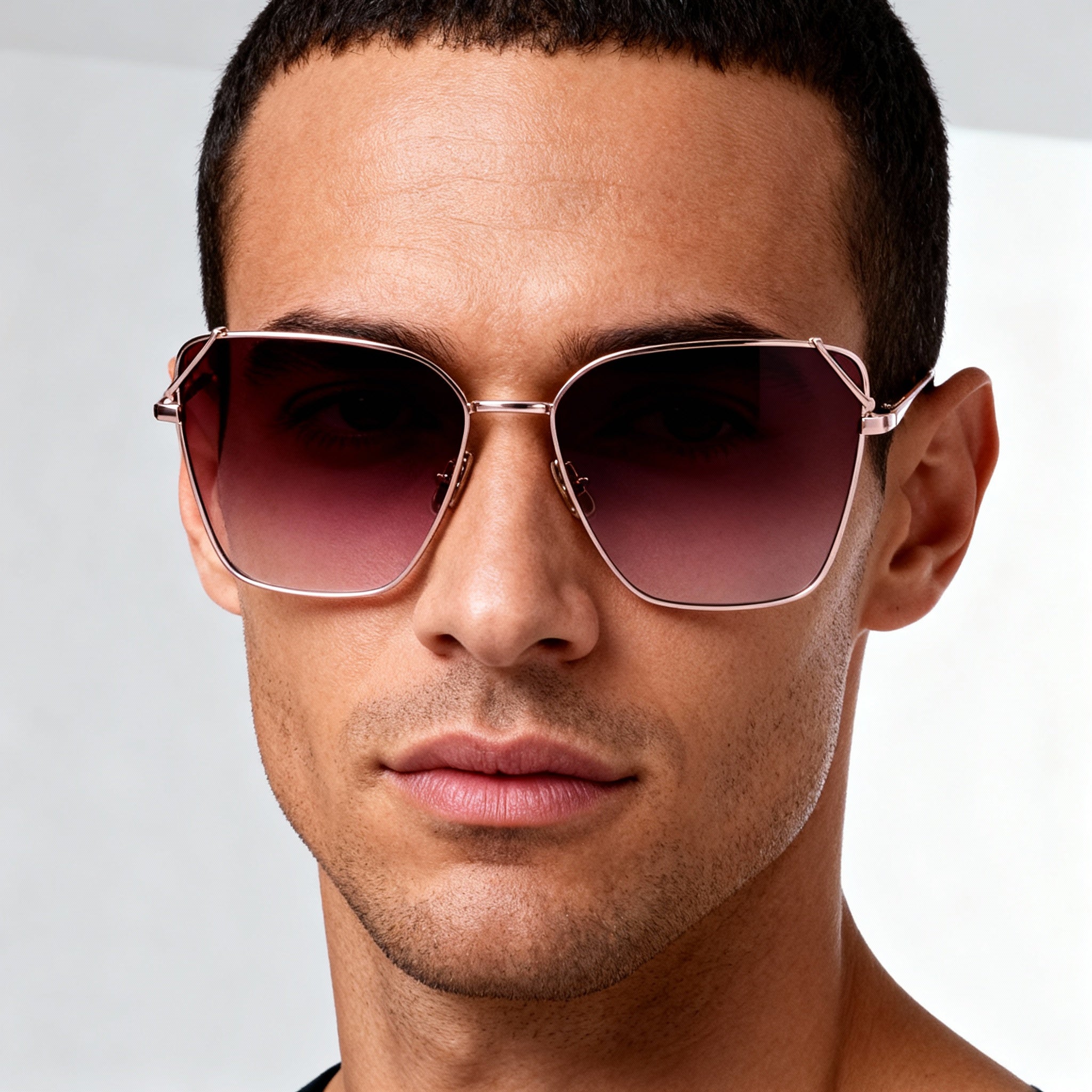 Victoria Beckham Modern Men's Alloy Steel Frame Blush Non-Polarized Polycarbonate Lens Sunglasses 59mm, Photo 5