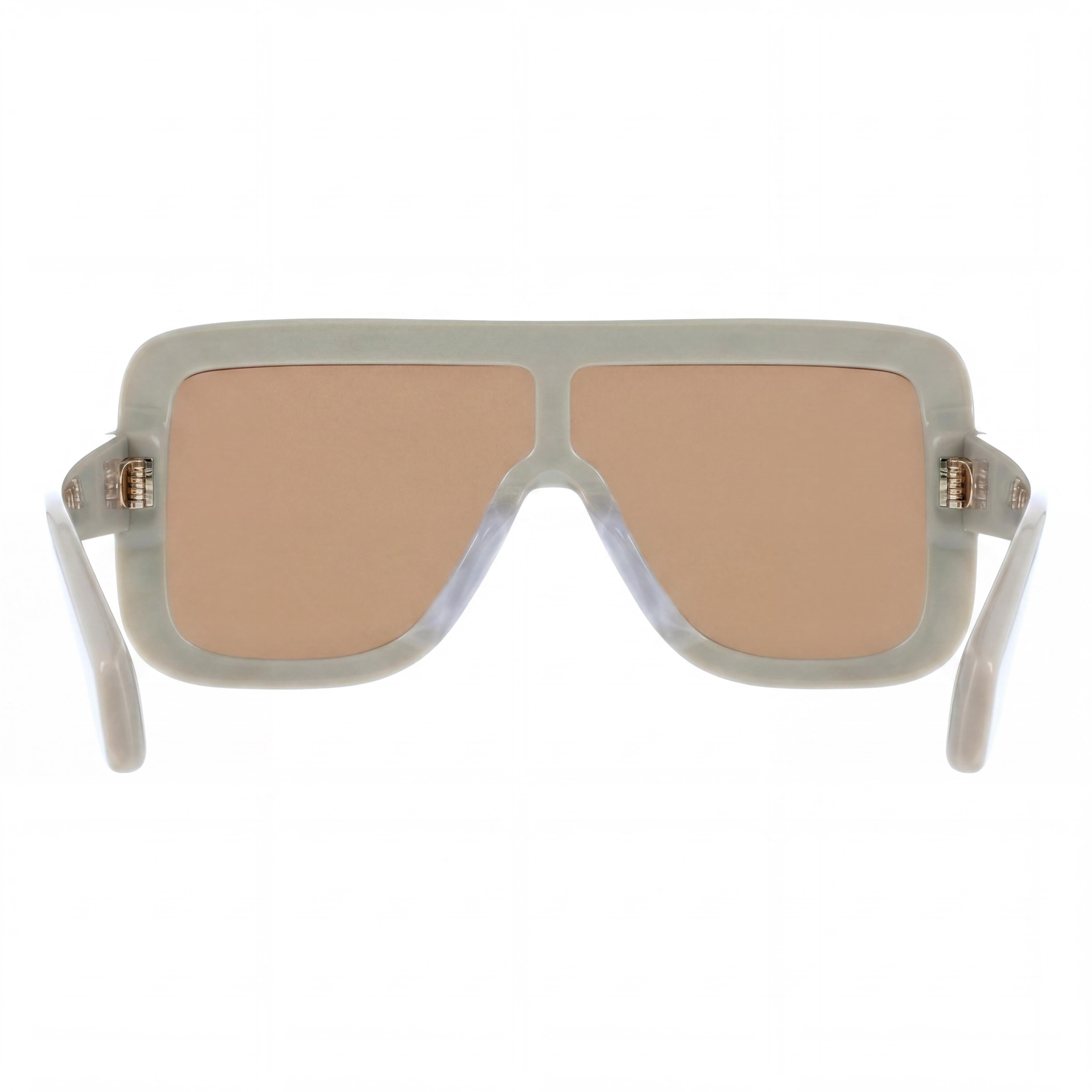 Ferragamo Sf2061se Women's Beige Acetate Frame Sunglasses with Polycarbonate Lenses, 55mm Lens Width, Photo 4
