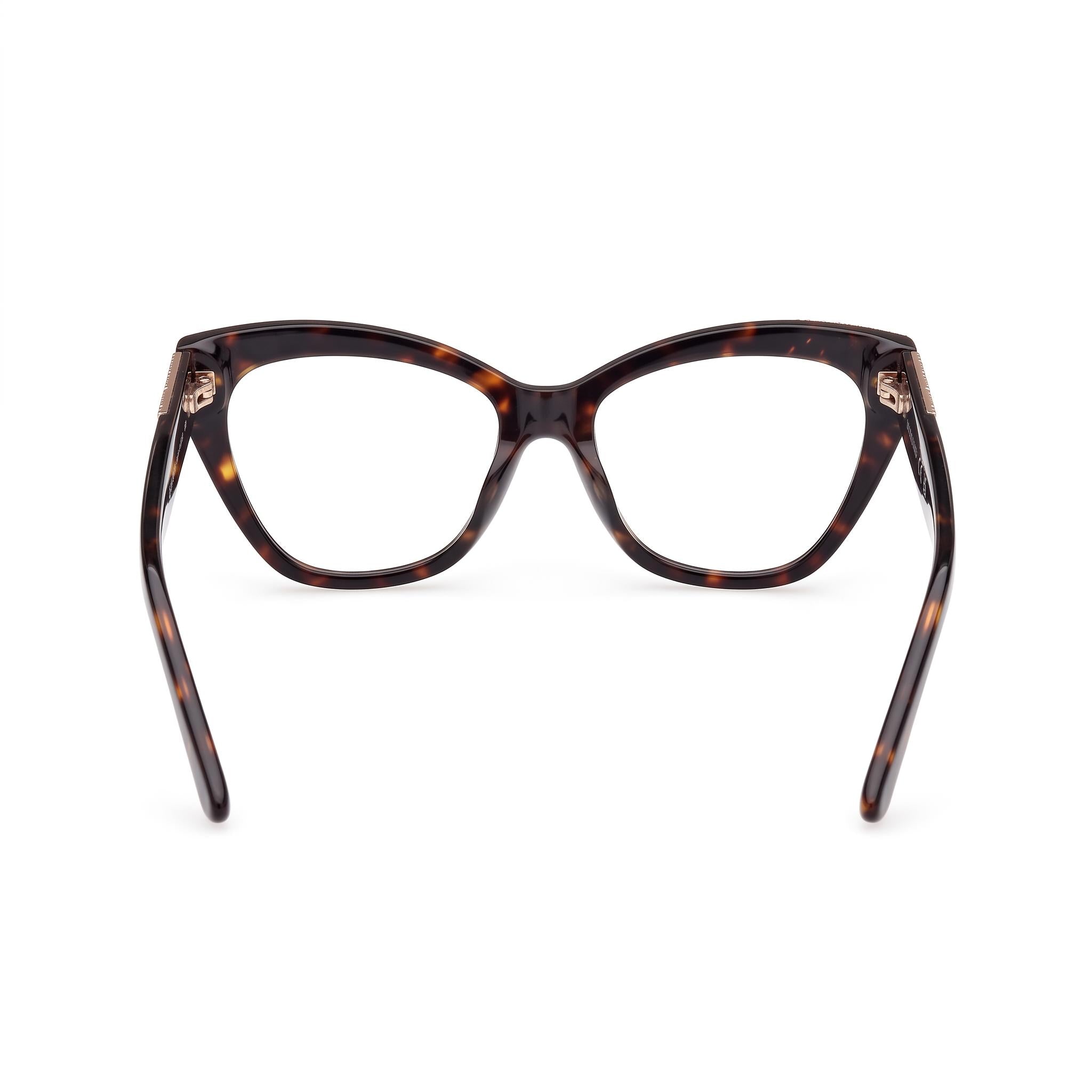 GUESS by Marciano Gm50037 Women's Dark Havana Plastic Eyeglasses Frames, Size 53-17-140, Photo 3
