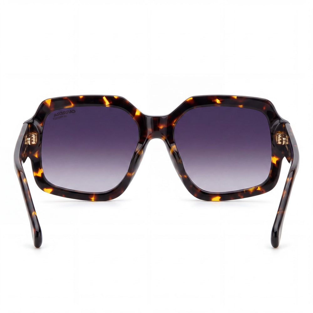 Carrera CARRERA 3045/S Gafas de Sol para Hombre Acetato Marco Habana Lentes Gris Oscuro Sombreado No Polarizadas UV 400 56mm