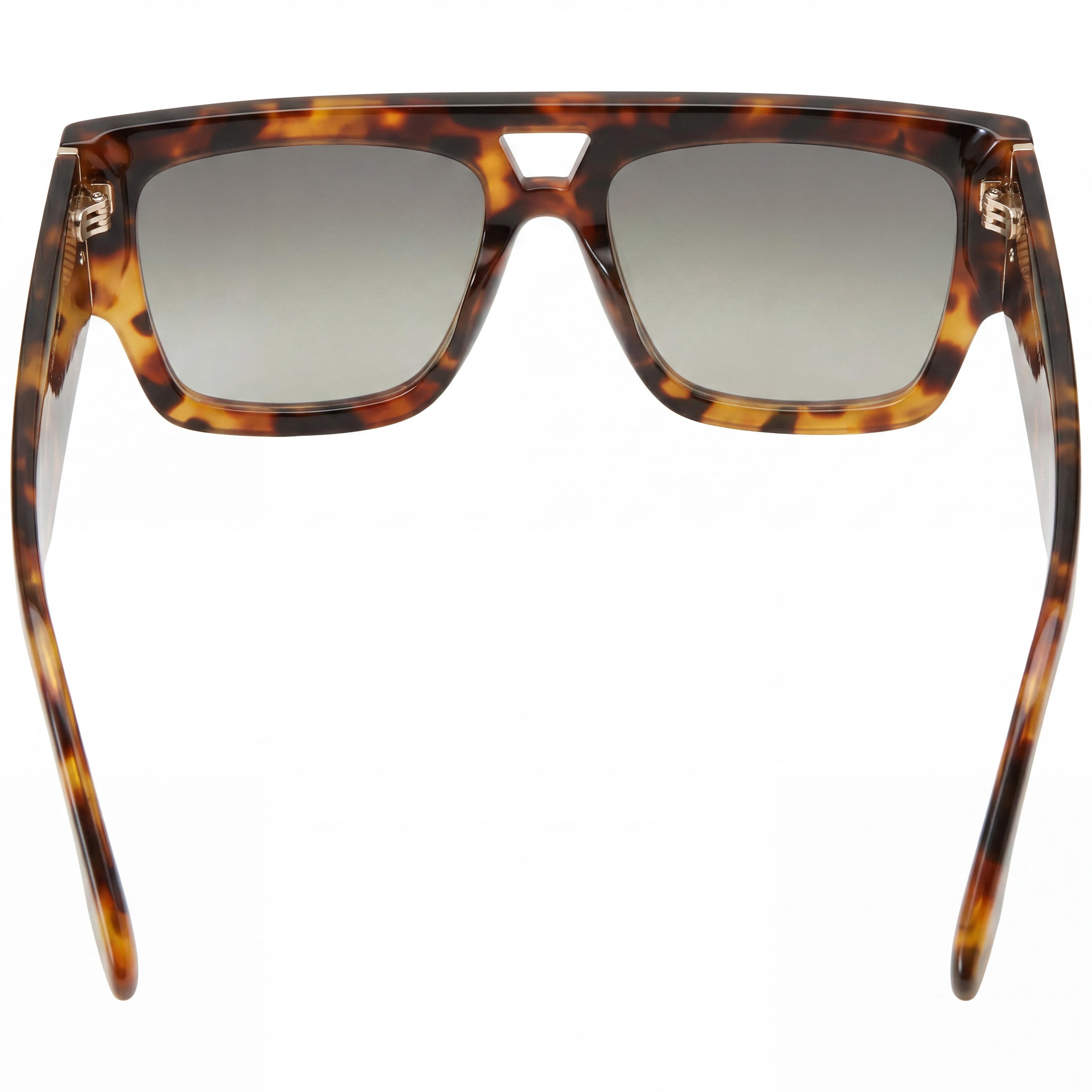 Gafas de sol Victoria Beckham Modern VB651S para hombre, color habana oscuro, magnesio degradado, no polarizadas, 55 mm, Photo 4