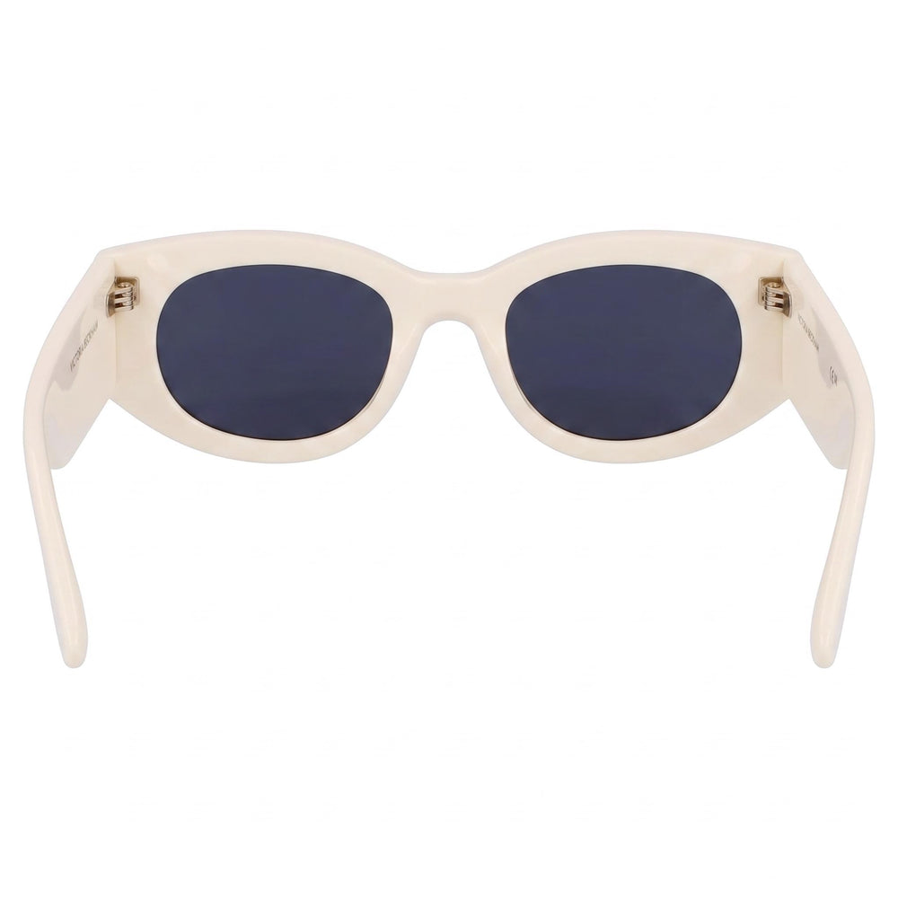 Victoria Beckham Modern Women's Acetate Ivory Sunglasses with Polycarbonate Lenses and 82-92% UV Protection 50mm