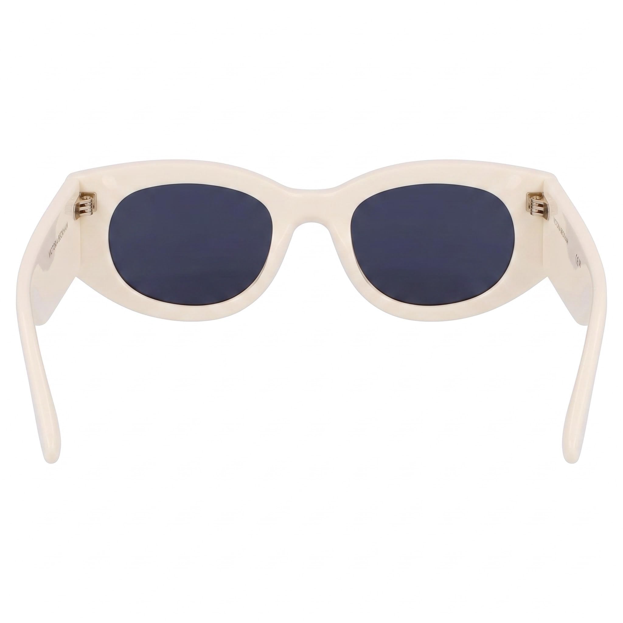 Victoria Beckham Modern Women's Acetate Ivory Sunglasses with Polycarbonate Lenses and 82-92% UV Protection 50mm, Photo 3