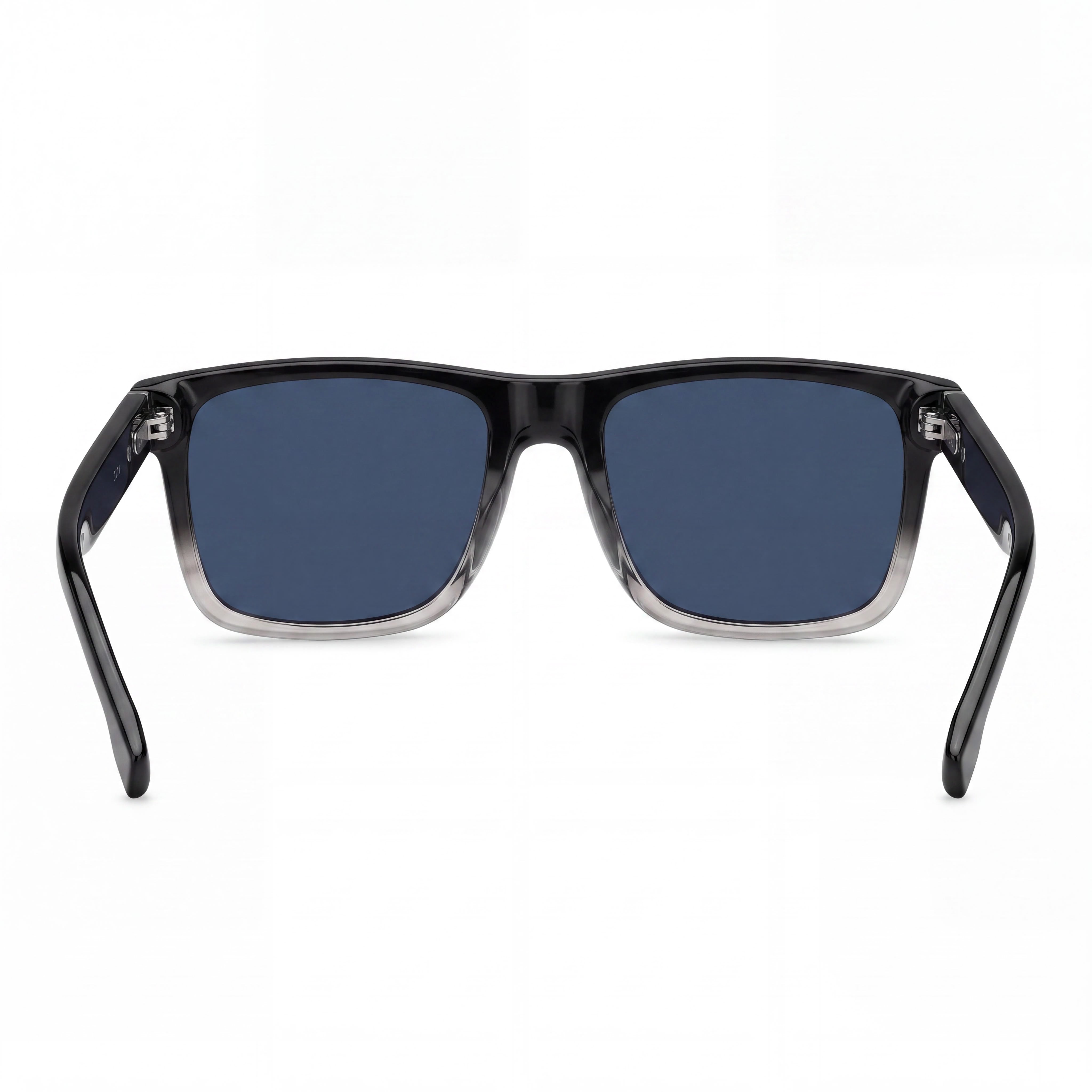 Gafas de sol rectangulares de acetato HUGO BOSS BLACK para mujer, protección UV, gris azul sombreado negro, 59mm, Photo 4