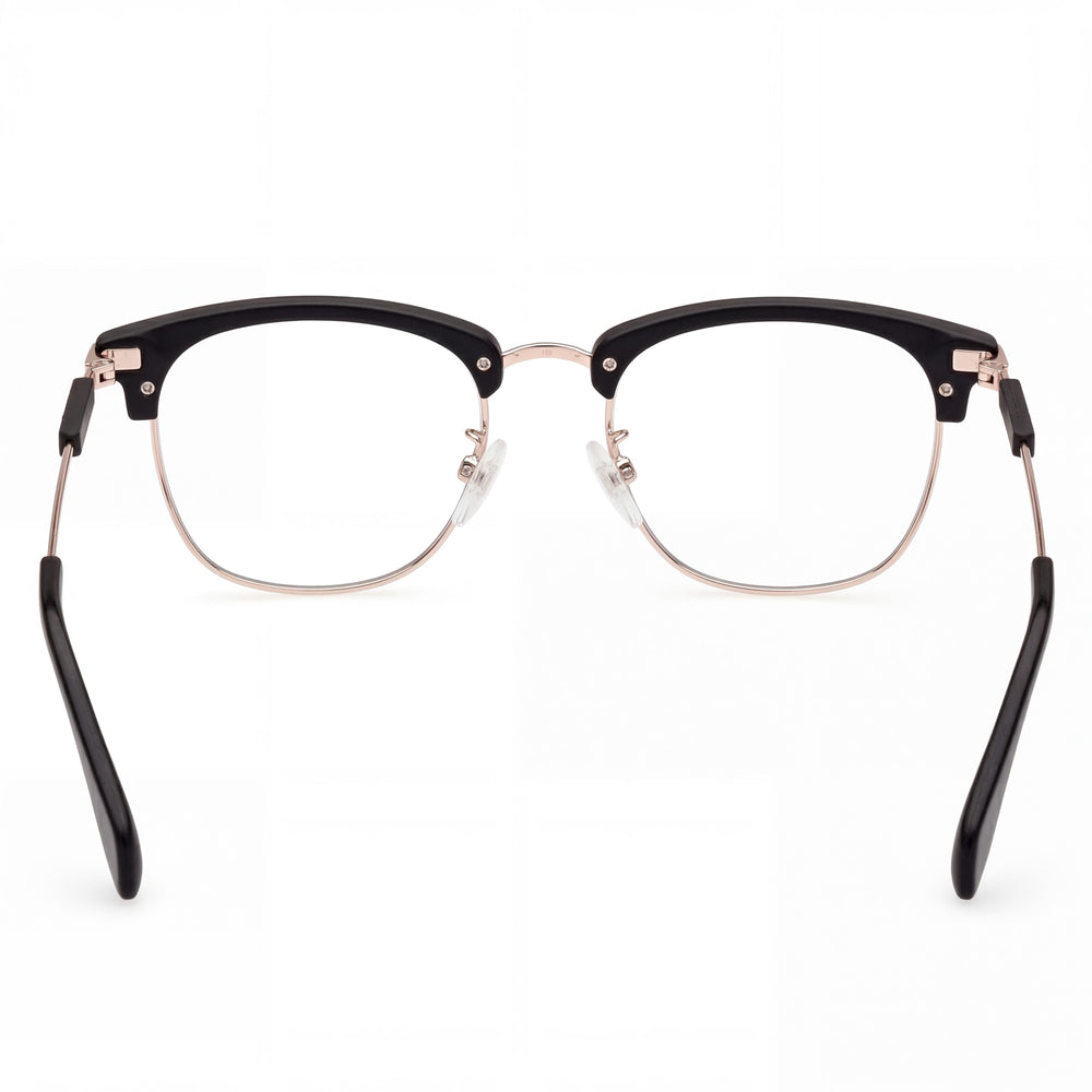 Adidas Originals Casual Men's Black Metal Optical Frames for Prescription Lenses - 49mm Lens Width