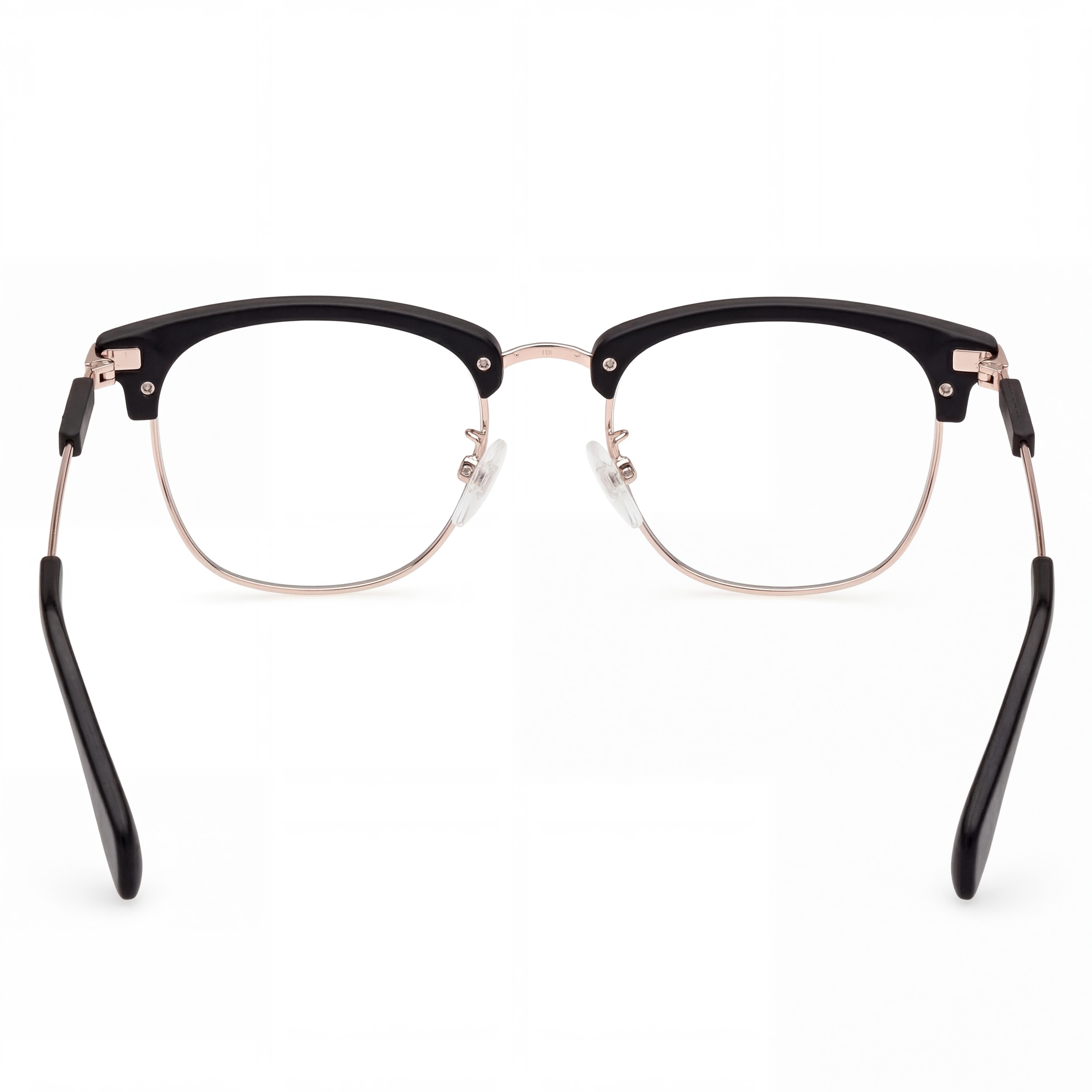 Monturas ópticas Adidas Originals Casual para hombre, de metal negro, con lentes graduadas (ancho de lente de 49 mm), Photo 3
