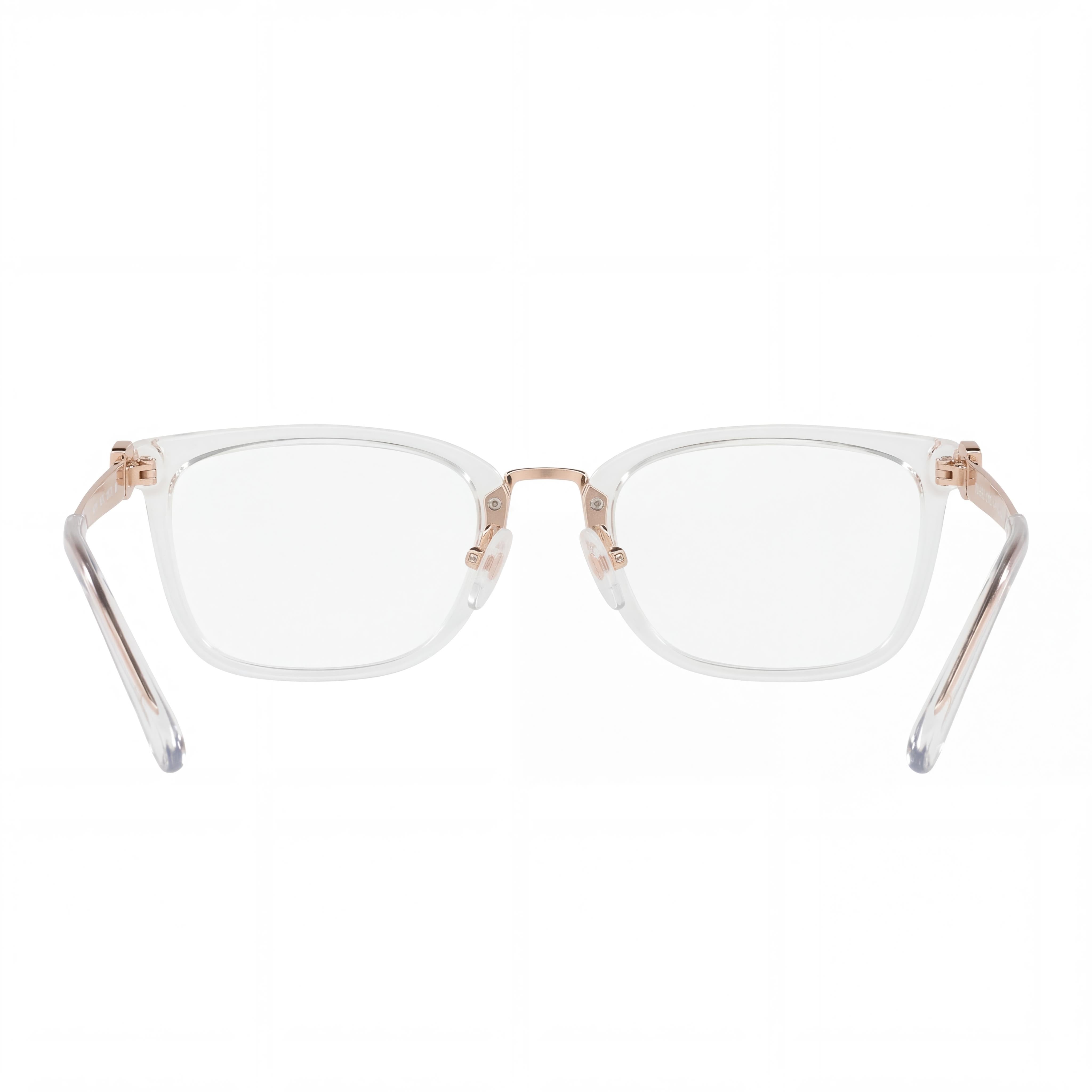 Michael Kors Captiva Mk4054 Gafas de Mujer Rectangulares de Plástico Multicolores con Cristales Transparentes Listas para Prescripción 52mm, Photo 4