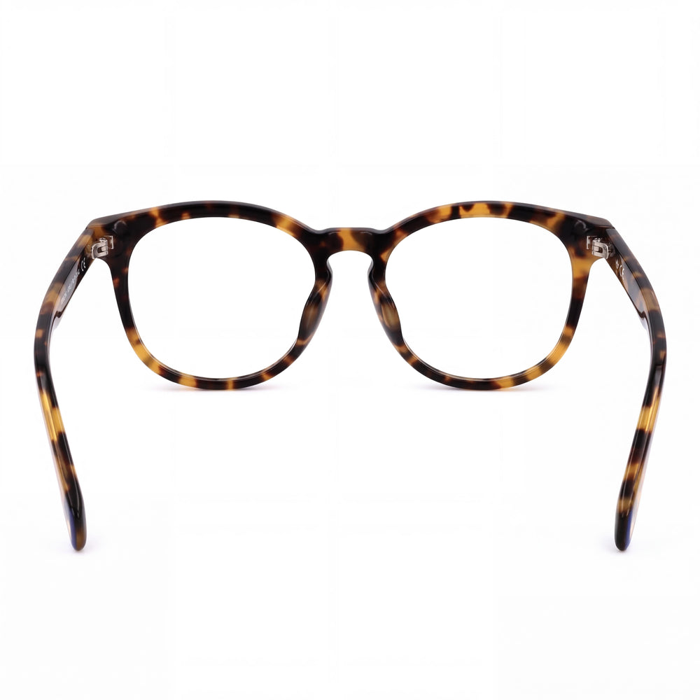 Adidas Originals OR5019-F Women's Prescription Ready Eyeglasses, Blonde Havana & Shiny Black, 54-17-140