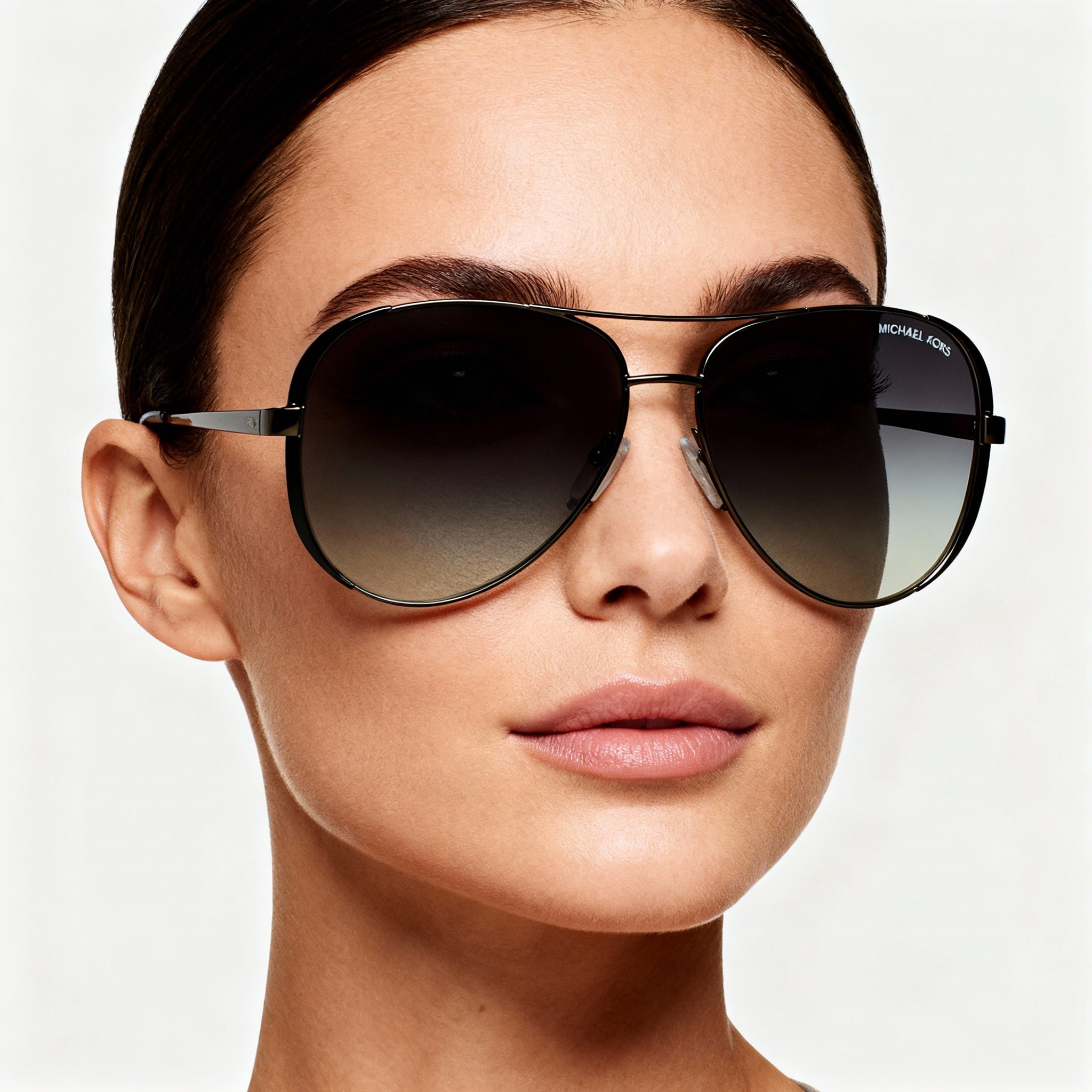 Michael Kors Mk5004 Chelsea Women's Gunmetal Black Plastic Frame UV Protected Grey Gradient Non-Polarized Sunglasses 59mm, Photo 4