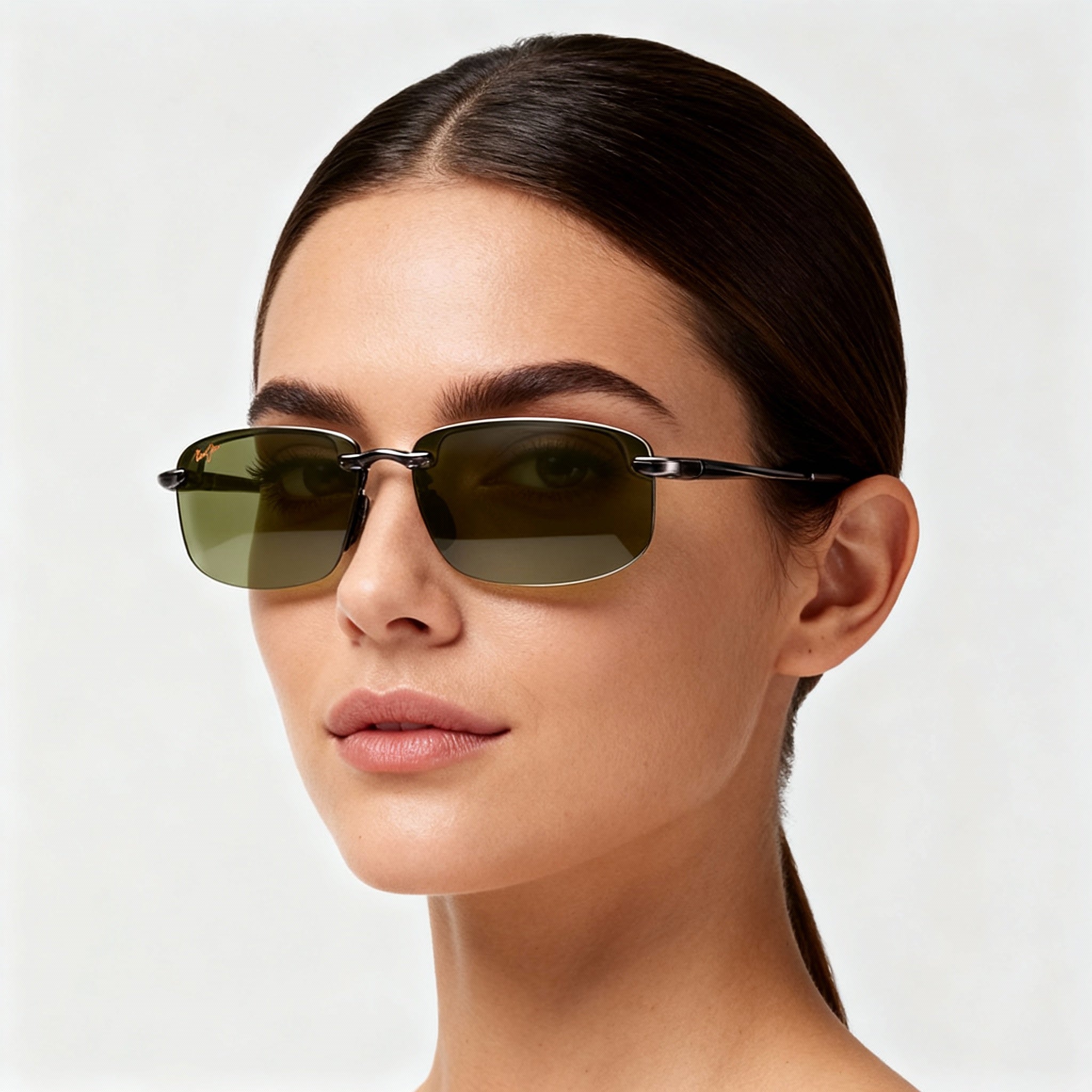 Maui Jim Ho'okipa Reader Asian Fit Women's Polarized Sport Reading Glasses, Trans Smoke Grey/Maui HT +1.5 Add, 57-16-145, Photo 5