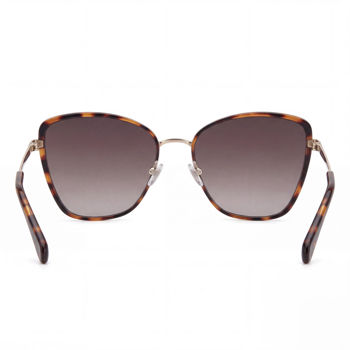 Fossil Casual Women's Stainless Steel Havana Brown UV Protection Sunglasses Brown Shaded Lenses 56mm, Photo 4