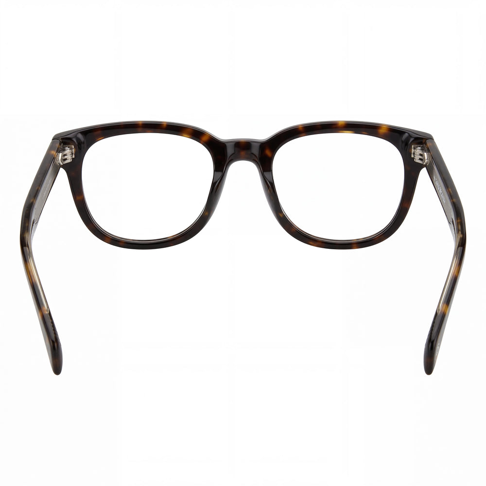David Beckham Db 7097 Unisex Eyeglasses with Dark Tortoise Acetate Frame and Havana Polycarbonate Lenses 50mm Lens Width