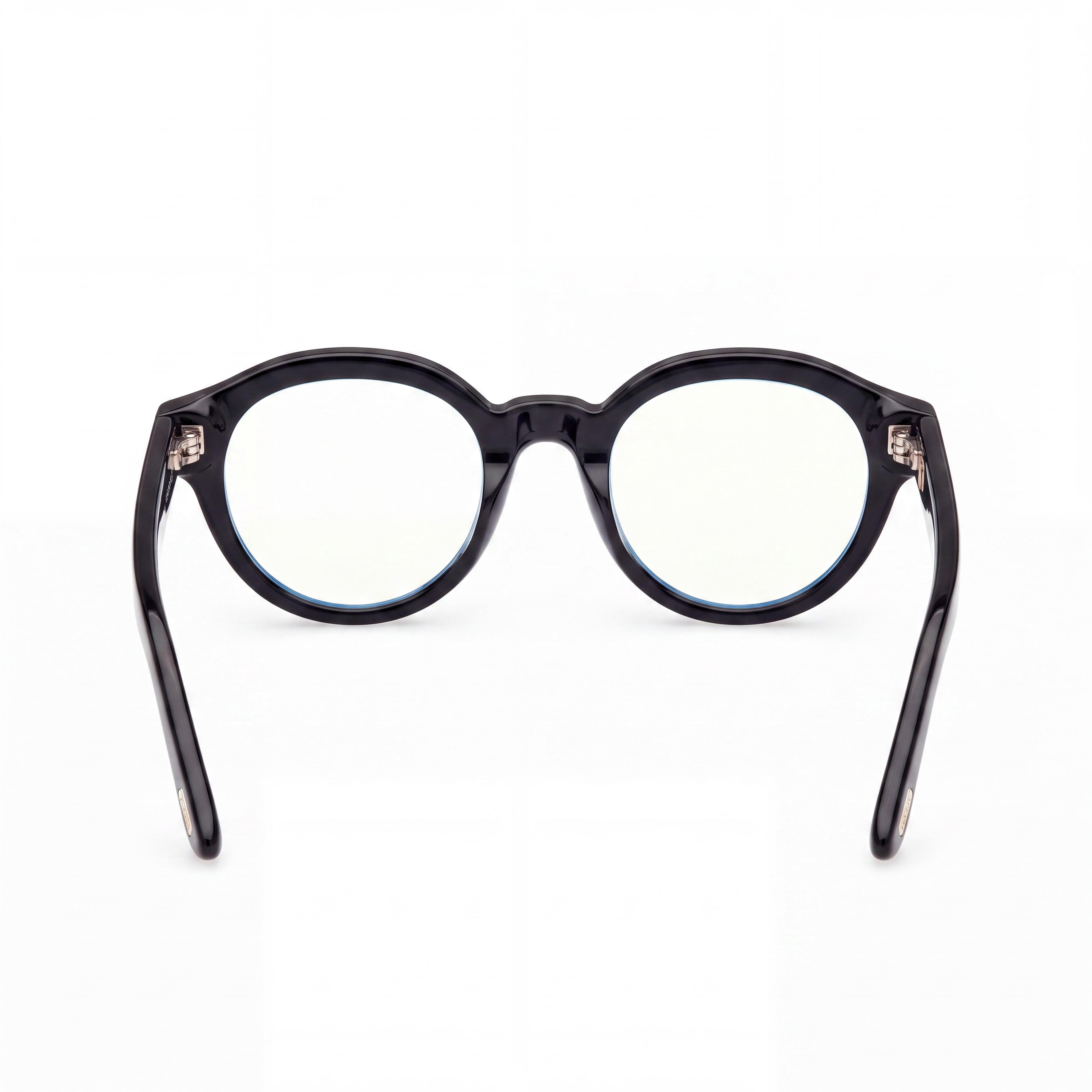 Marcolin FT6037-B Women's Shiny Black Blue Filter Plastic Frame Non-Polarized Black Lens 49mm, Photo 3
