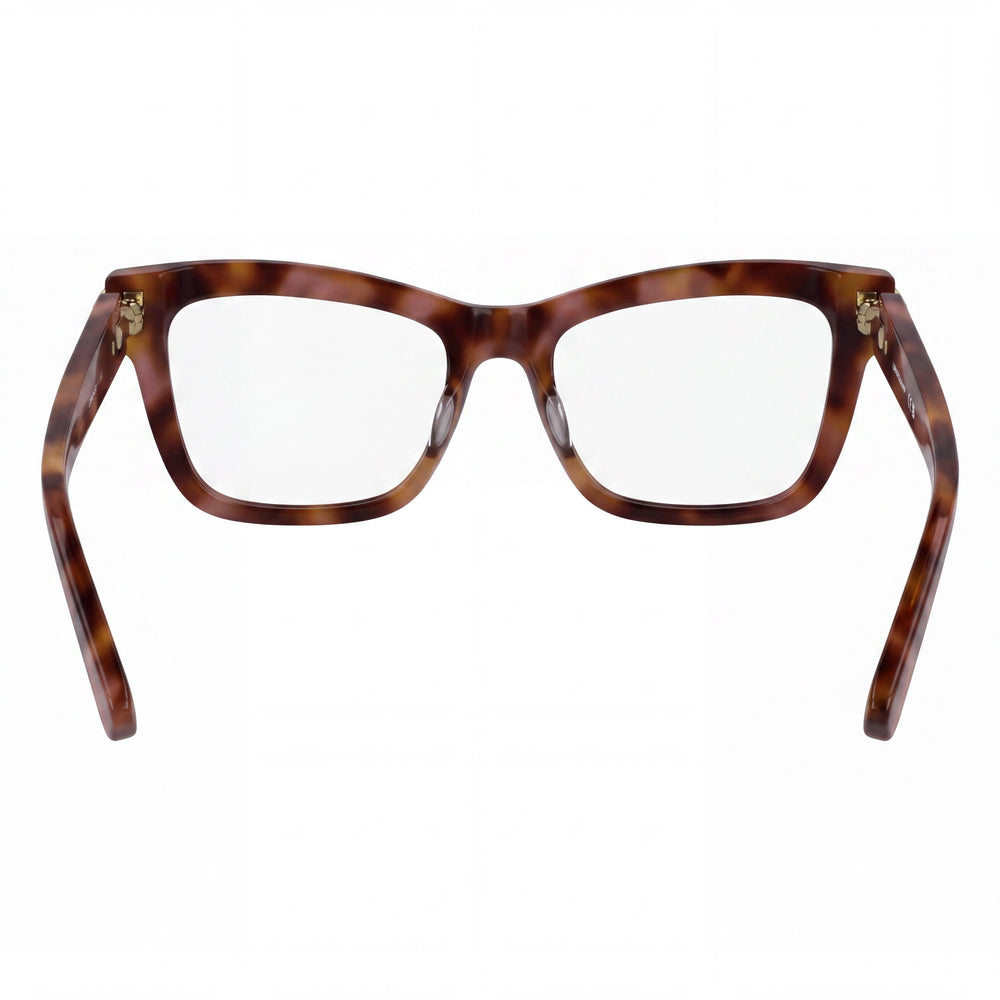 Gafas de acetato rosa habana para mujer Longchamp Lo2766 con lentes de policarbonato 53-17-140