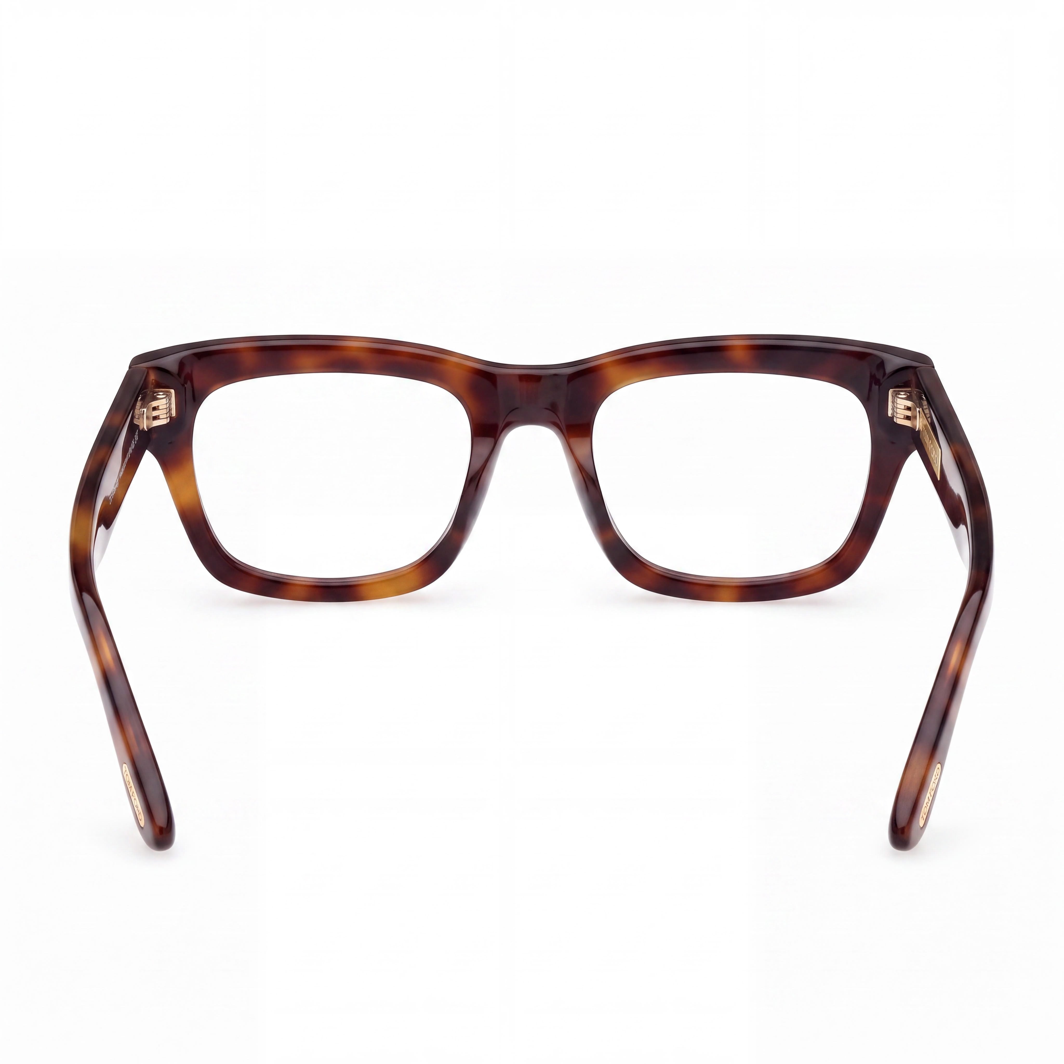Marcolin Ft6036-b Women's Blonde Havana Frame Blue Filter Plastic Non- Eyewear 52mm, Photo 4