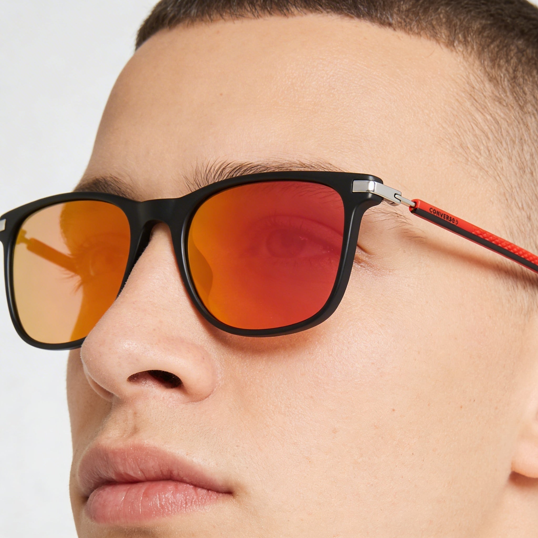 Converse Cv544s North End Unisex Injected Matte Black Frame Polycarbonate Lens UV Protection Eyewear 55mm, Photo 4