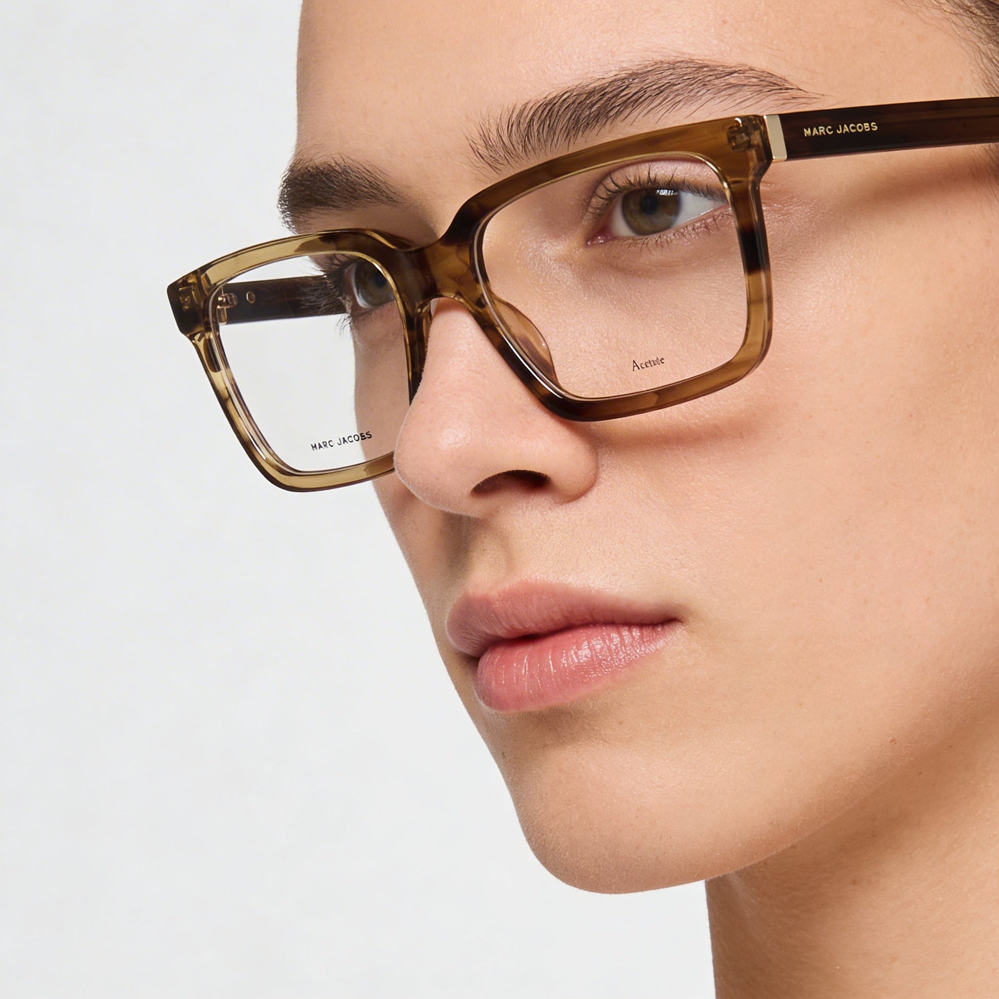 Marc Jacobs Marc 643 rectangular óptico acetato marrón unisex 55mm, Photo 3