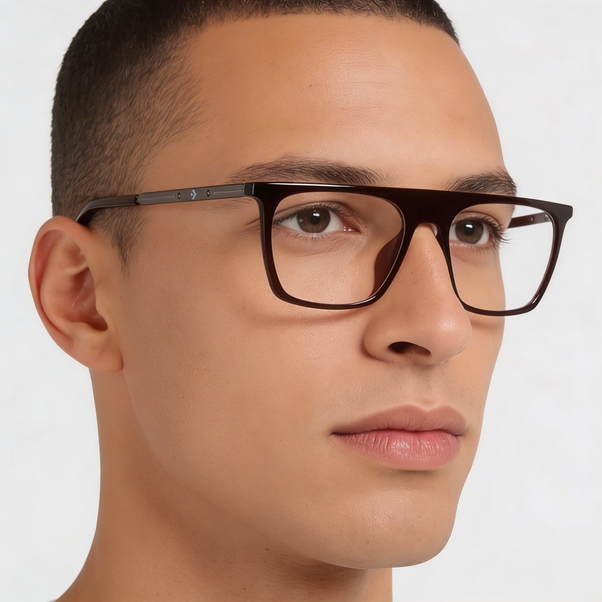 Armazones oftálmicos Converse Cv8009 de cristal Bloodstone para hombre con lentes de 53 mm, puente de 17 mm y patilla de 145 mm, Photo 4