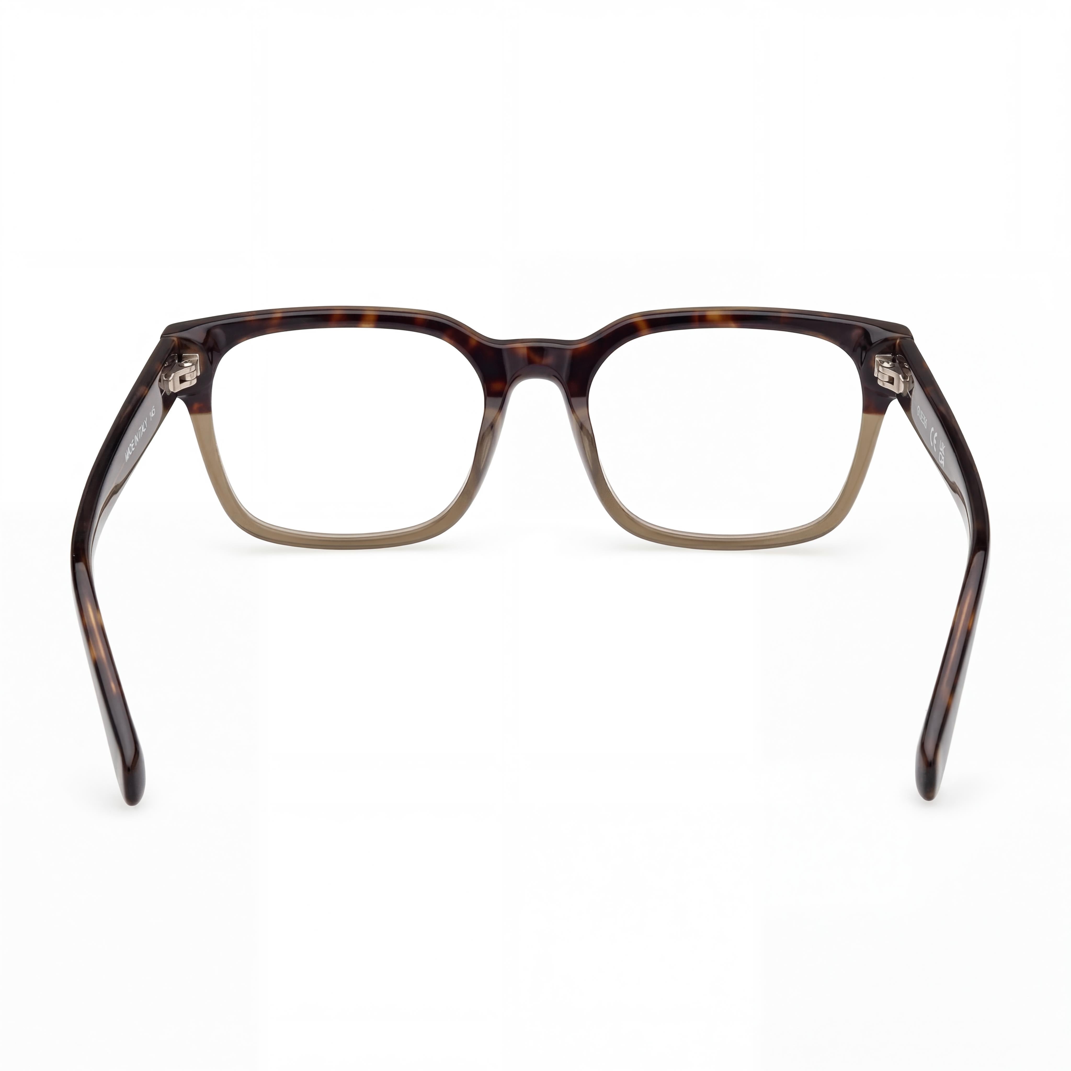 Guess GU50094 Havana Rectangle Eyeglasses for Men, Plastic 55mm, Photo 4