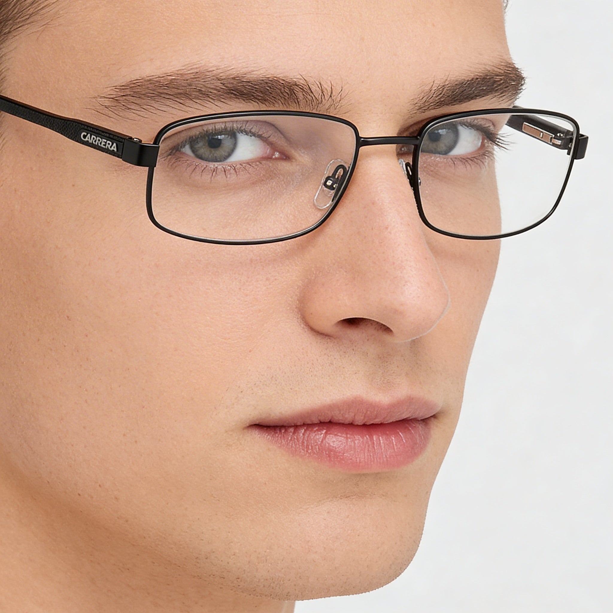 Gafas unisex Carrera Carrera 264, montura de aleación de acero negro mate, 55 mm de ancho de lente, 19 mm de puente, 140 mm de longitud de patilla, Photo 4