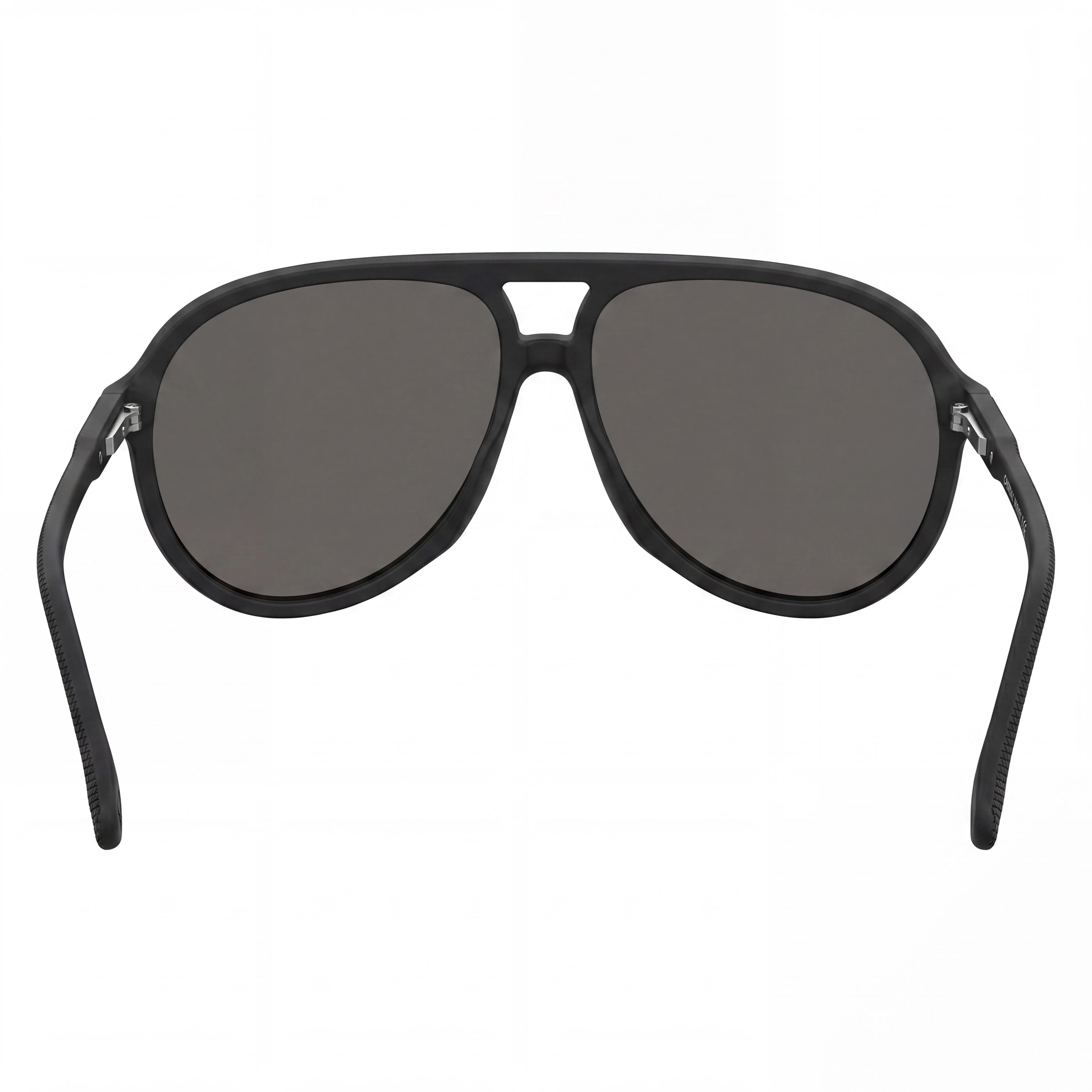 Gafas de sol de piloto Carrera 237/S para hombre - Montura de plástico negro mate, lentes polarizadas grises 61-13-140, Photo 4