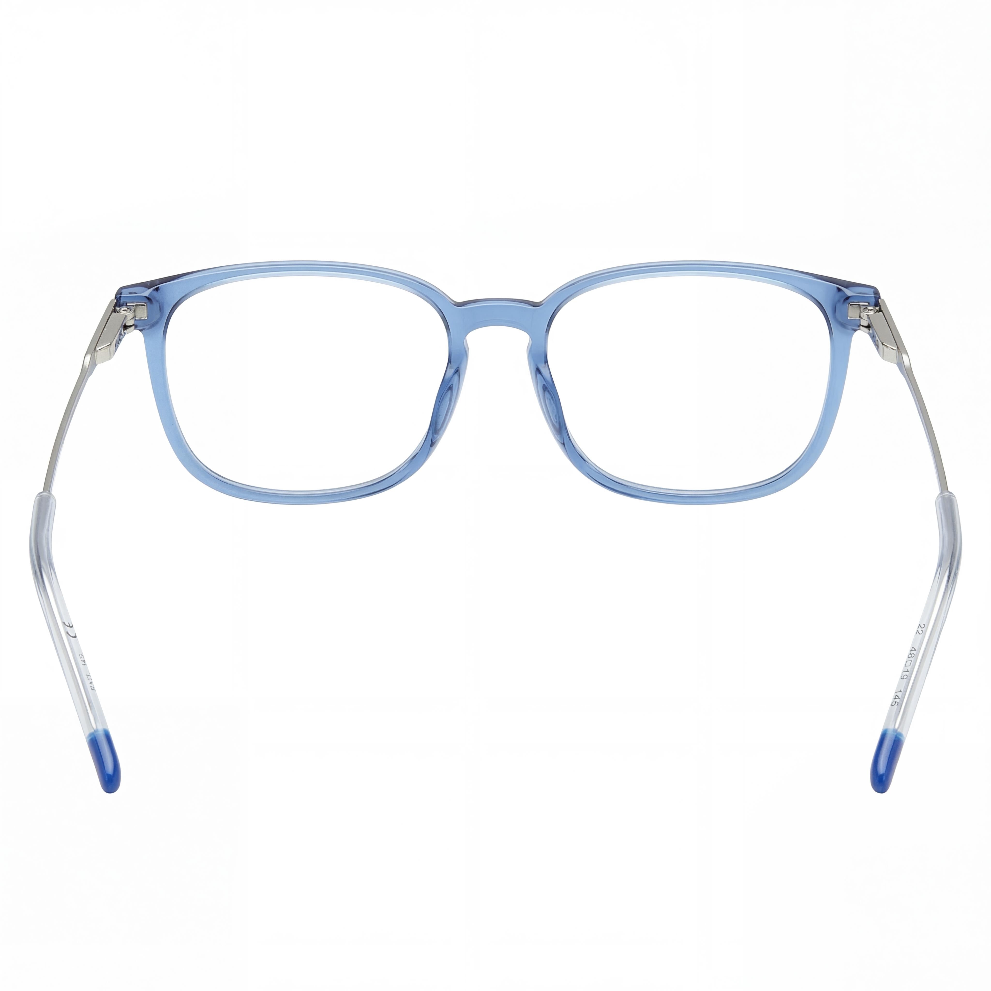 Hugo Boss PJP/16 Blue Rectangle Eyeglasses for Men, Acetate 52mm, Photo 4