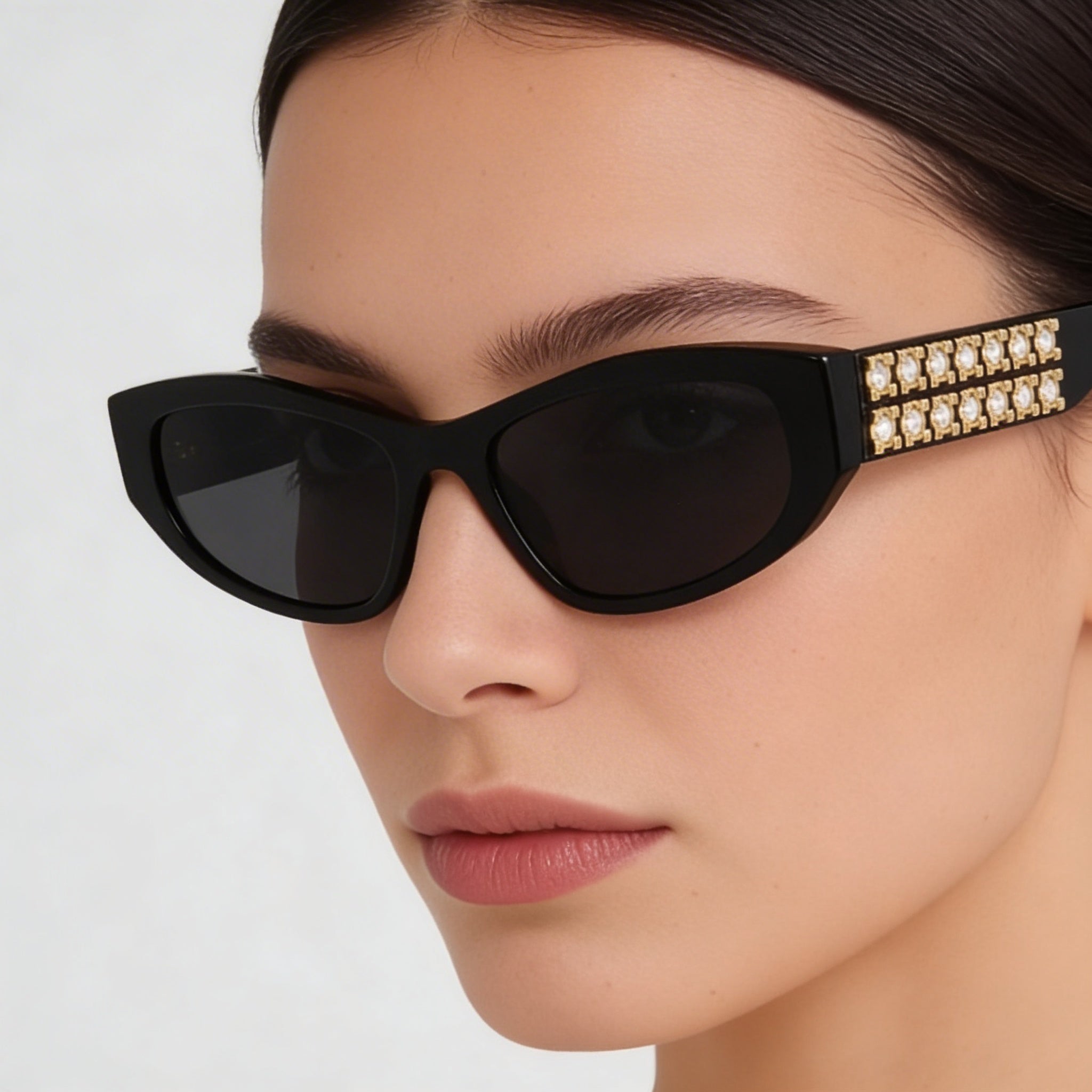 Givenchy Women's Casual Acetate Shiny Black Frame Smoke Lenses Non-Polarized UV 400 Sunglasses 56mm, Photo 4