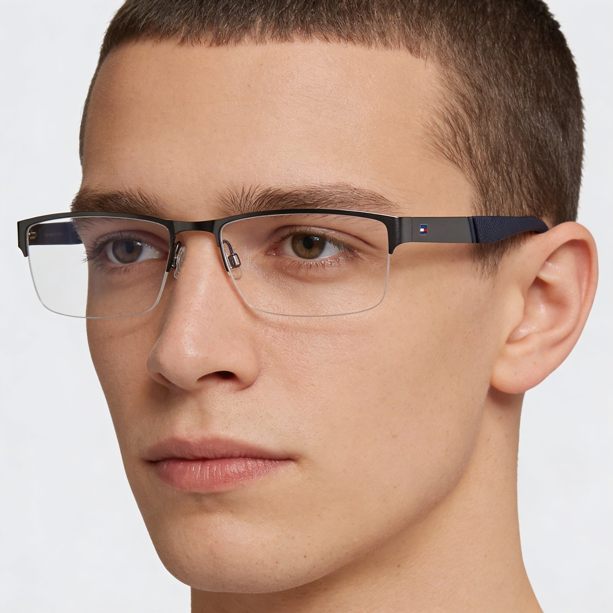 Tommy Hilfiger Th 1524 Unisex Alloy Steel Non- Spectacle Frames Dark Ruth 52-18-145mm, Photo 5
