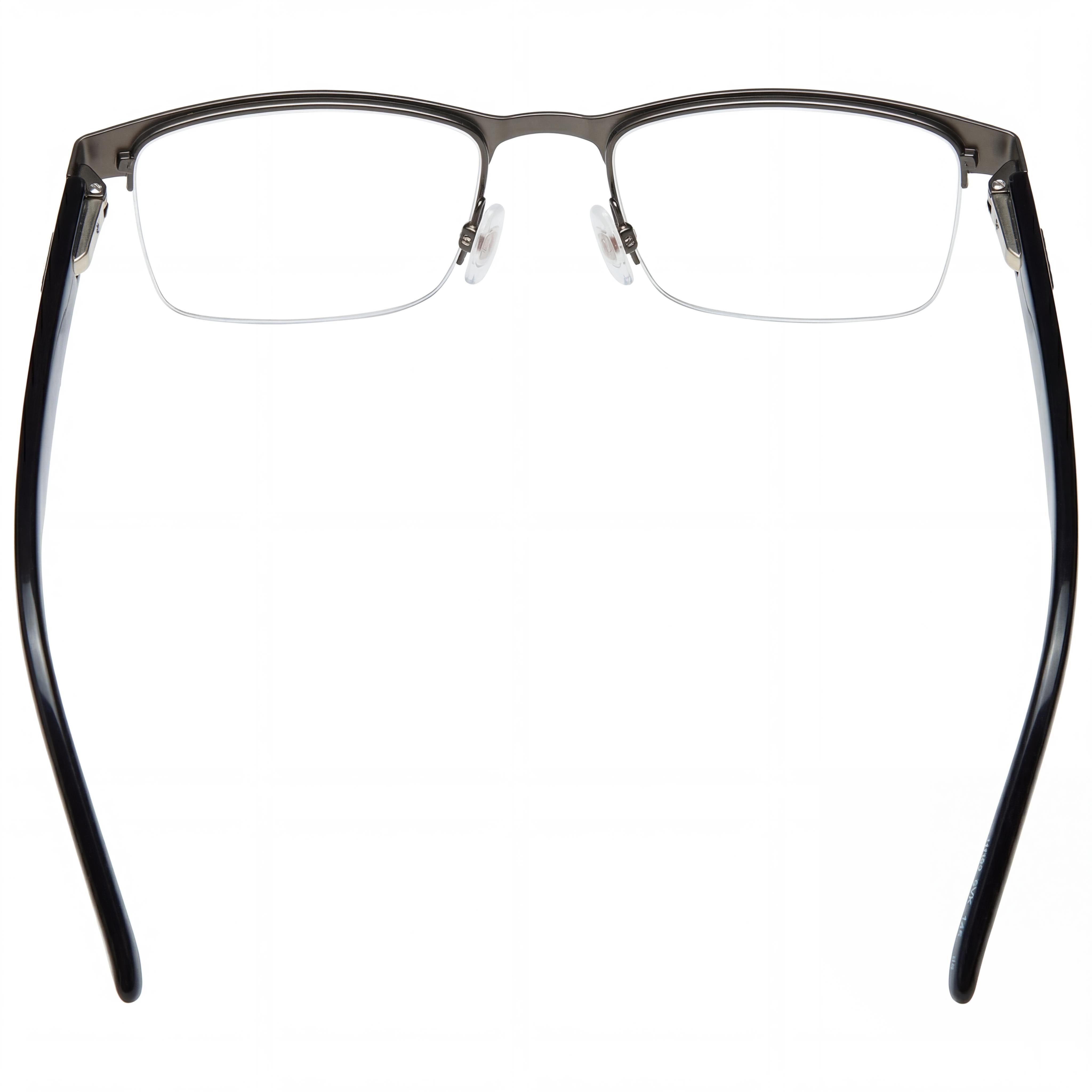 Gafas de sol HUGO Hg 1199 de acero inoxidable para hombre, montura en negro rutenio con lentes en negro mate, tamaño 53 mm, Photo 3