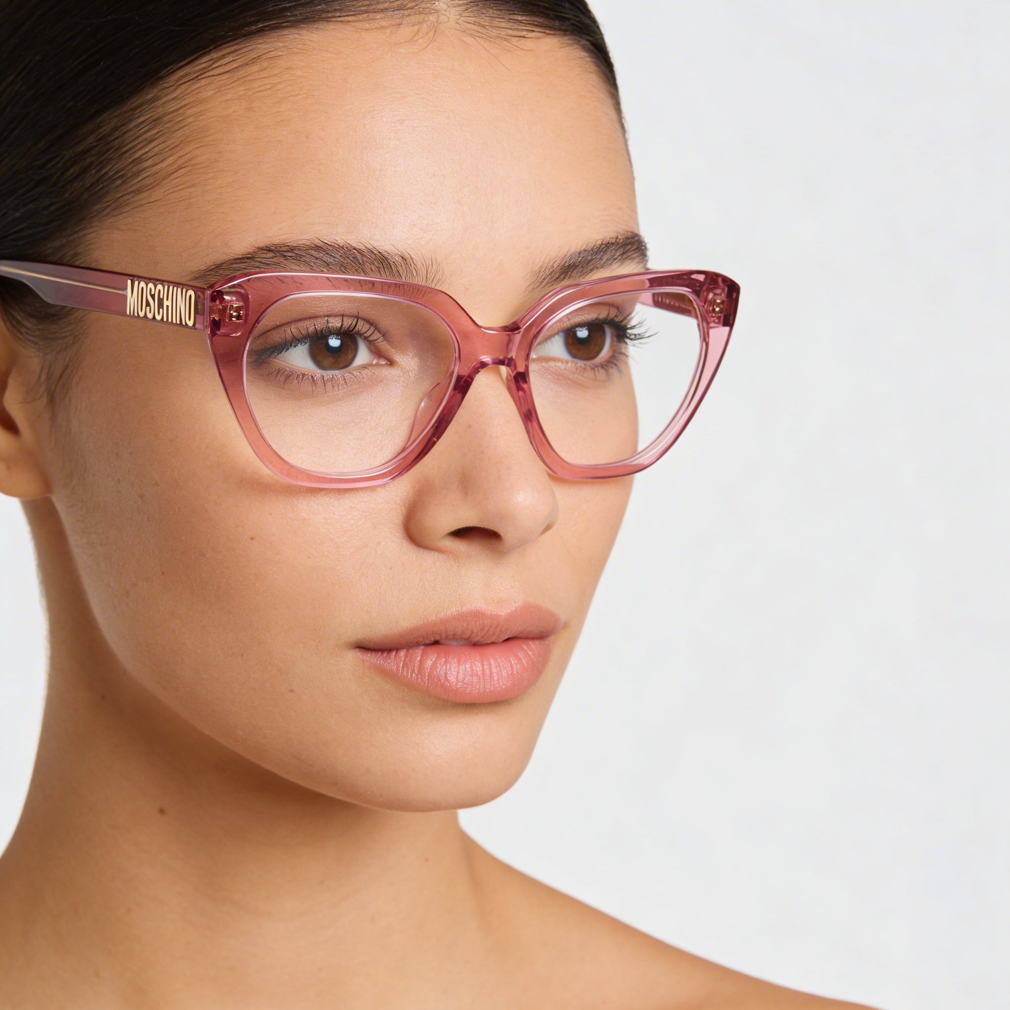 Gafas de sol Moschino Modern para mujer con montura de acetato en color fucsia y lentes no polarizadas de 51 mm, Photo 3