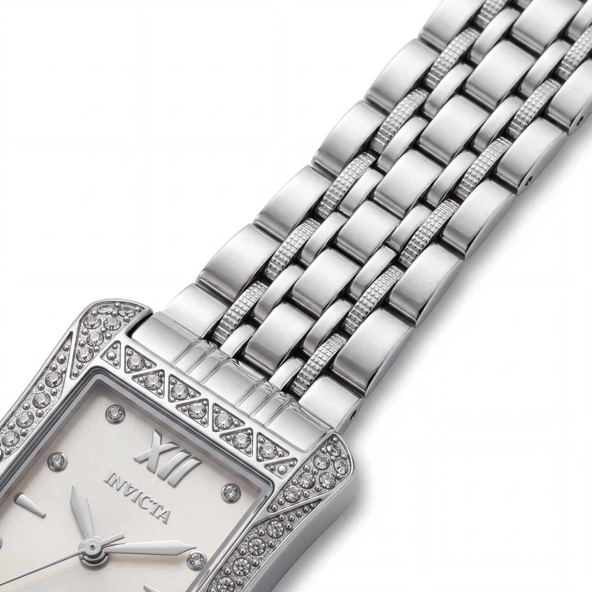 Invicta Wildflower 69279 Unisex Quartz Watch, 26mm Silver-Tone Stainless Steel Case, Beige Dial, Photo 2