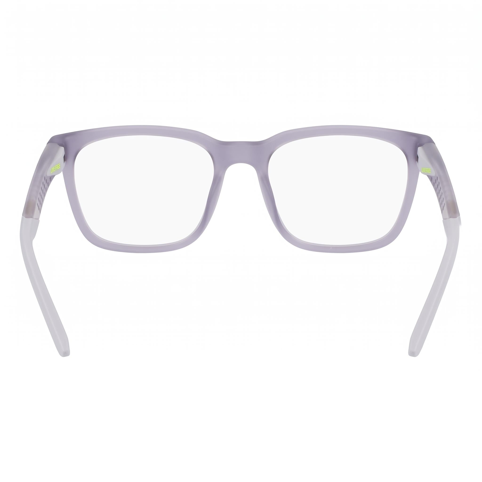 Gafas unisex clásicas Nike con montura inyectada en gris lobo mate, lentes de policarbonato, ancho de lente de 53 mm, Photo 4