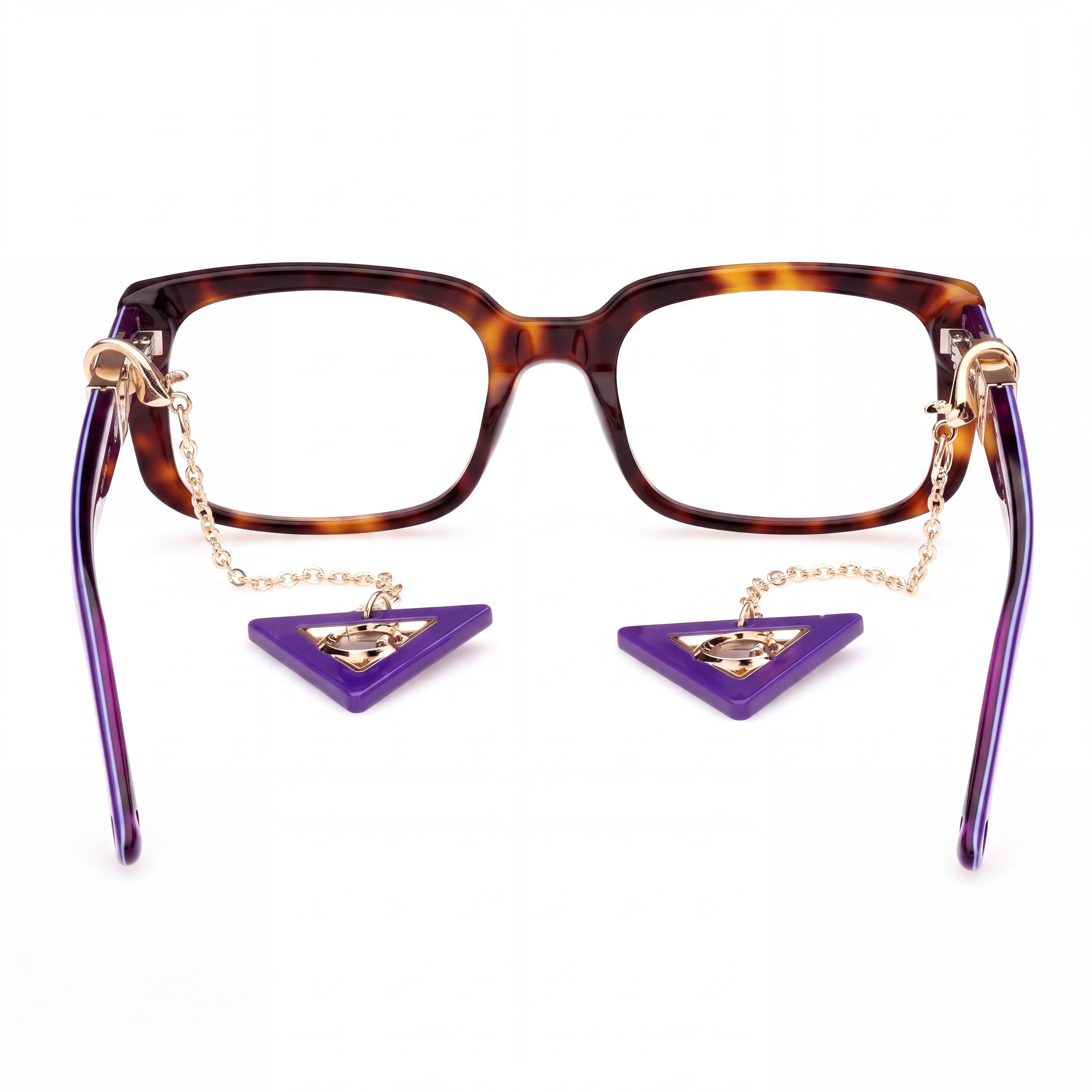 Gafas GUESS Modernas de Mujer con Montura de Plástico Habana y Lentes Transparentes 53mm, Photo 3