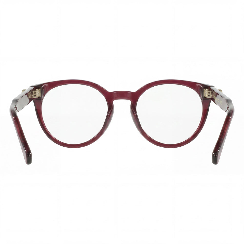 Gafas Salvatore Ferragamo Sf3032e de plástico color burdeos transparente para hombre, 51 mm