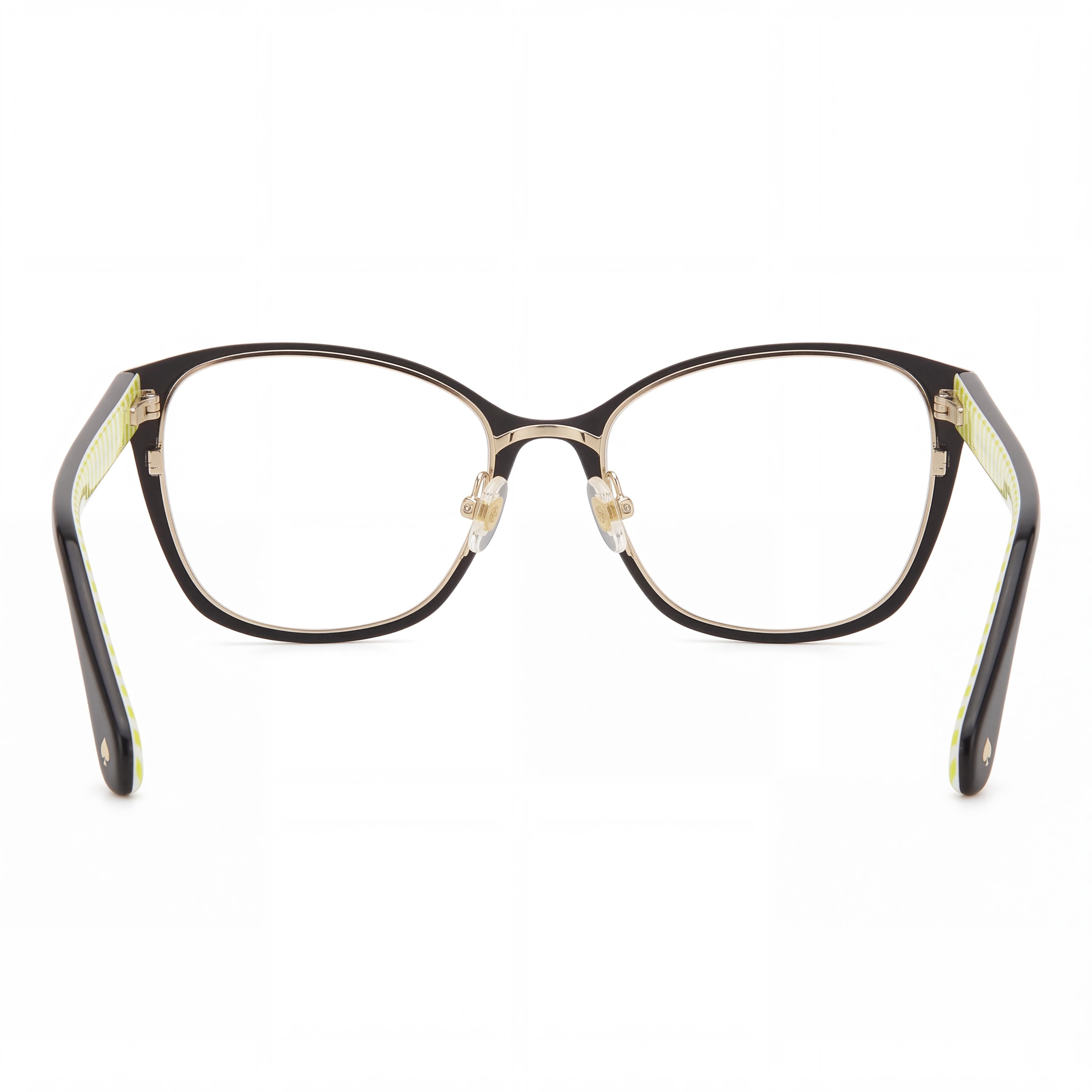 kate spade new york 108482 Women's Black Stainless Steel Frame Multicolor Polycarbonate 51mm Non-Polarized Sunglasses, Photo 3