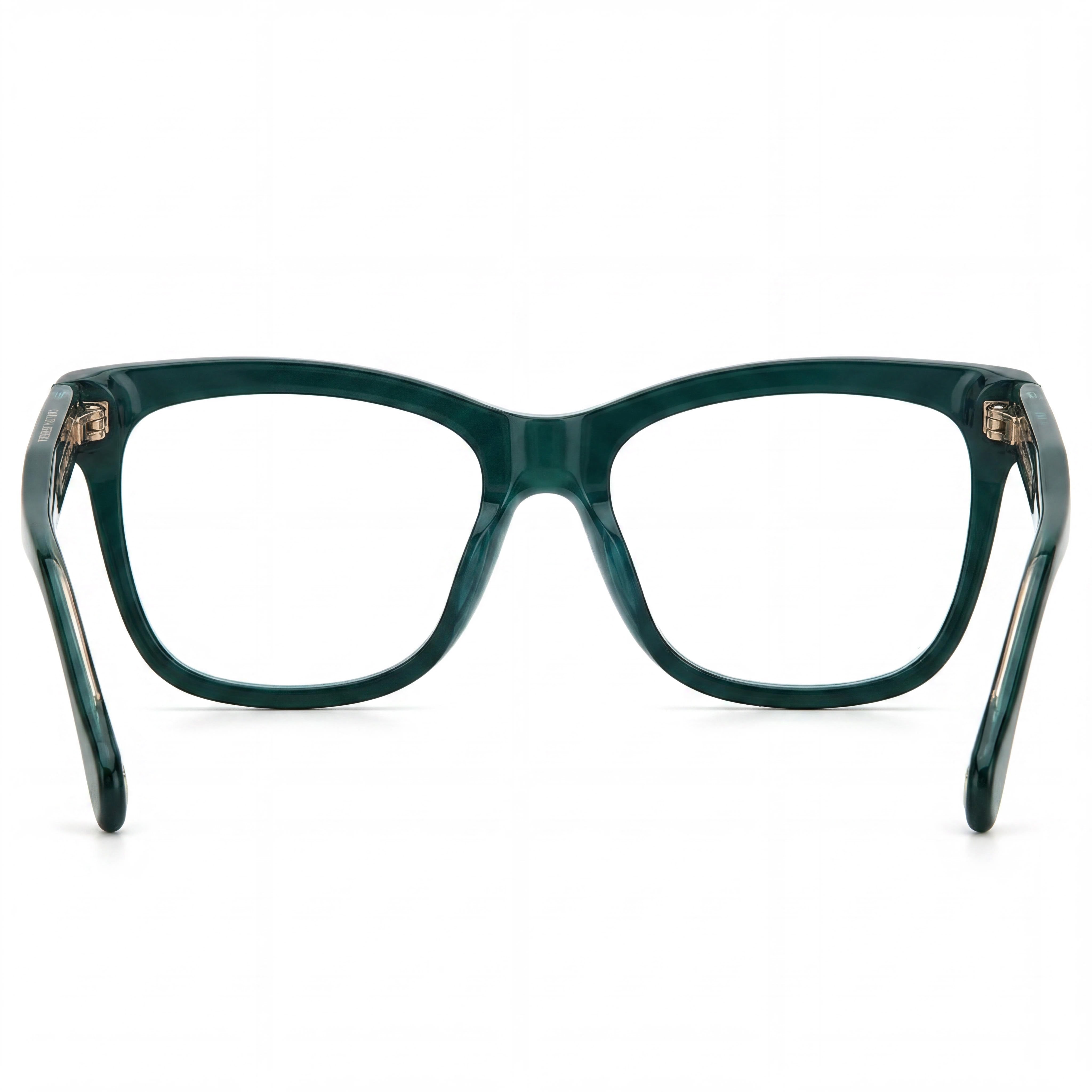 Carolina Herrera CH 0016 Women's Black Green Plastic Full Rim Rectangle Prescription-Ready Eyeglasses 52-16, Photo 2