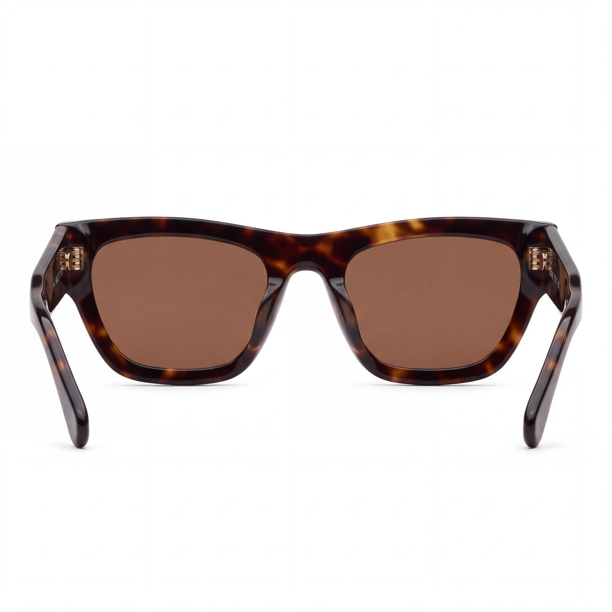 QUAY AUSTRALIA Nice Try Unisex Square Sunglasses with a Dark Tortoise Brown Frame and Brown Lenses, Photo 4
