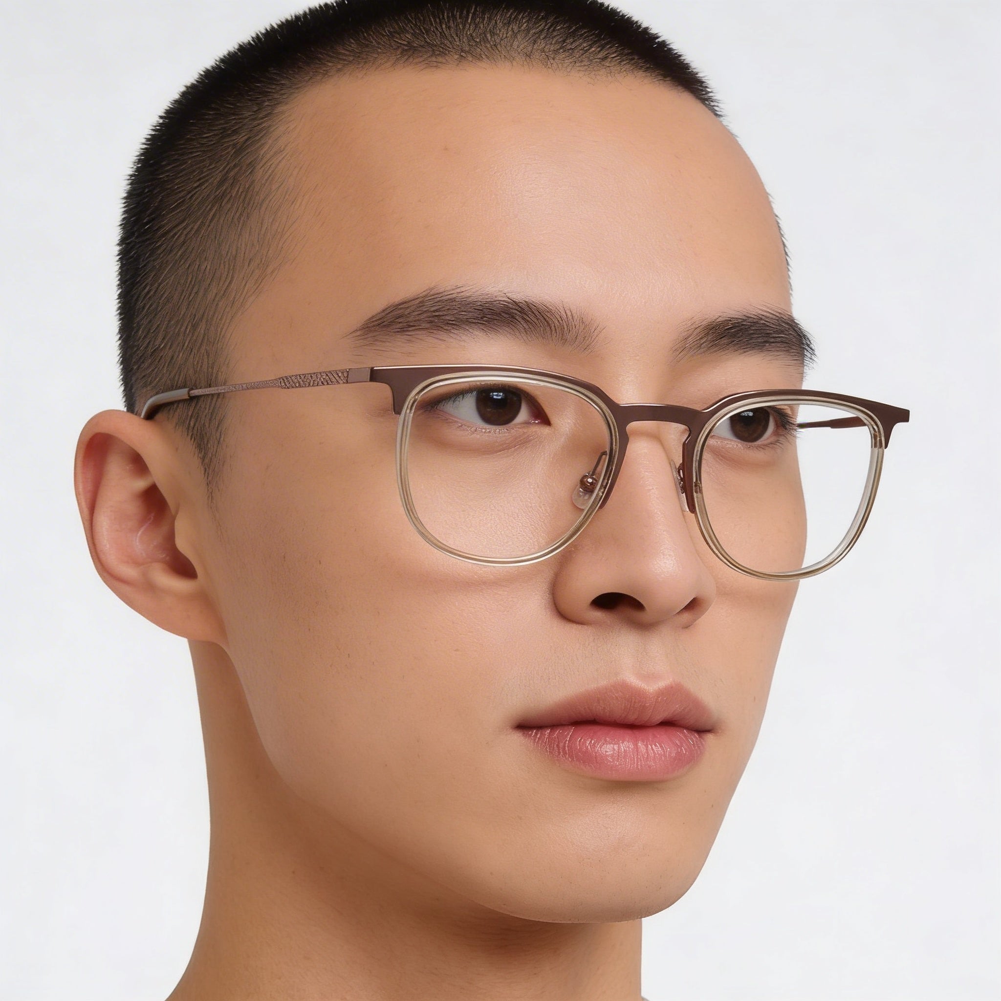 Lacoste Modern Unisex Sunglasses with Copper Acetate Frame and Non-polarized Polycarbonate Lenses 49mm, Photo 5
