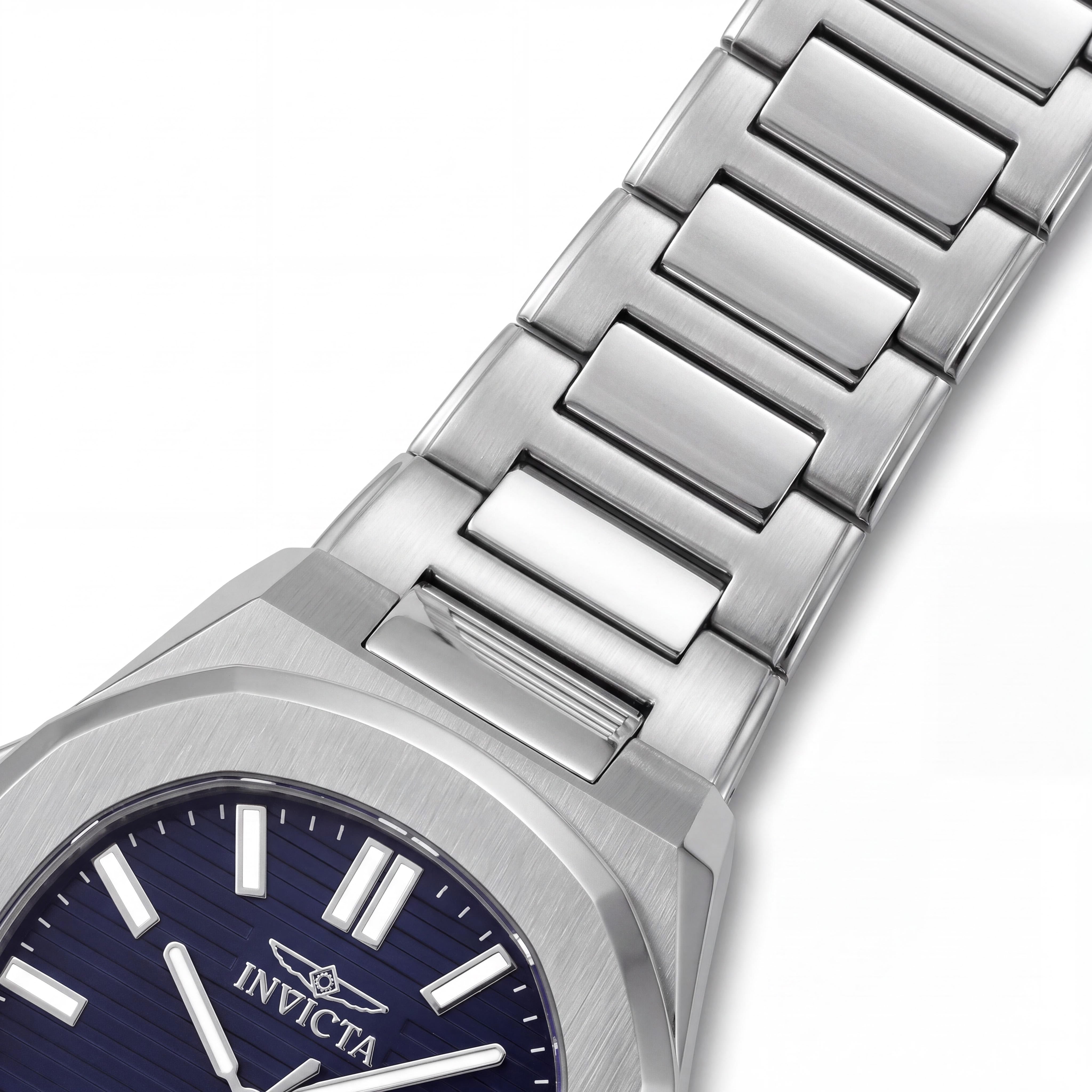 Invicta Speedway 48320 Unisex Quartz Watch, Silver Stainless Steel Case, Blue Dial, 41mm, Photo 3