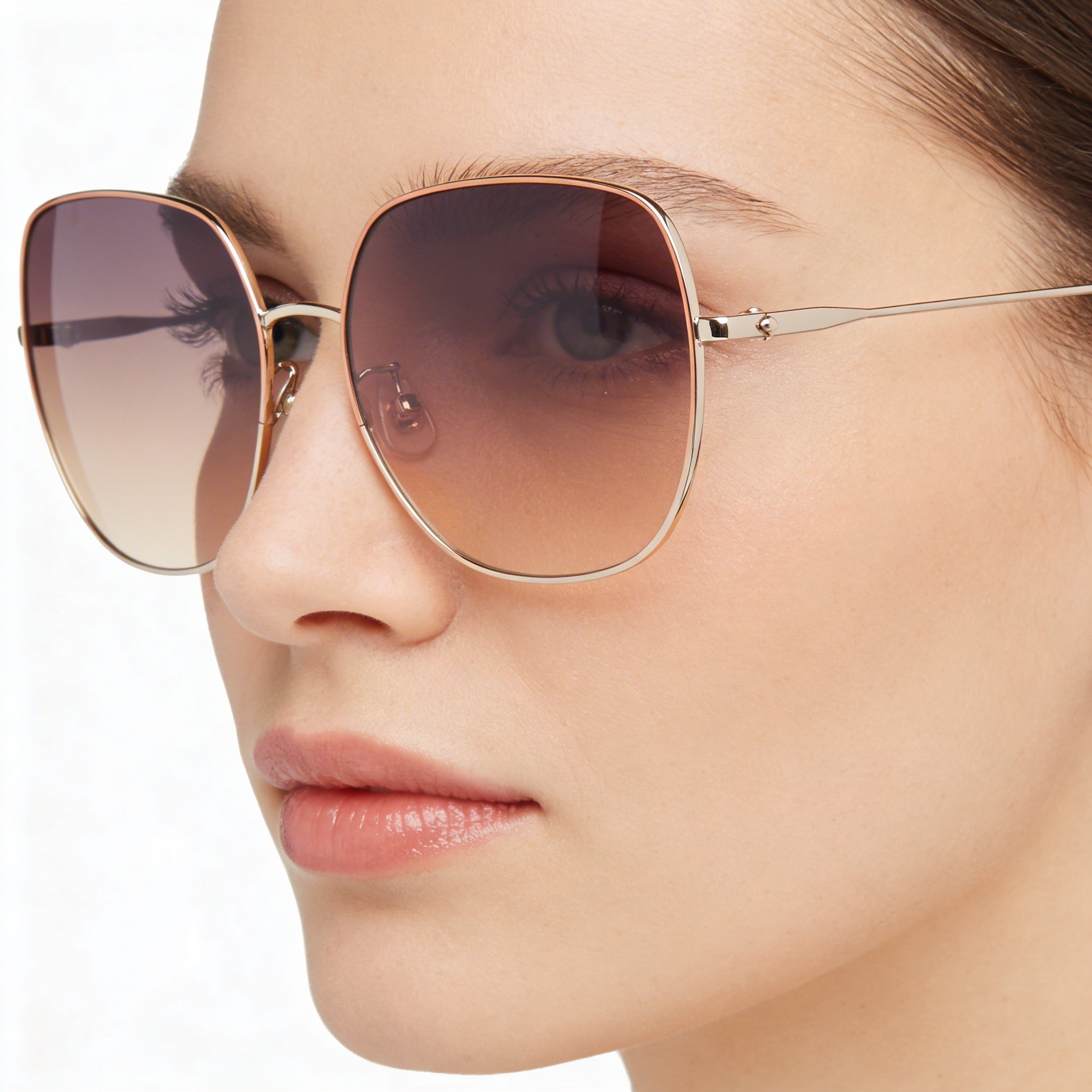 Gafas de sol Kate Spade New York Seasonal para mujer, con montura metálica, policarbonato rojo dorado y protección UV, 59 mm, Photo 5