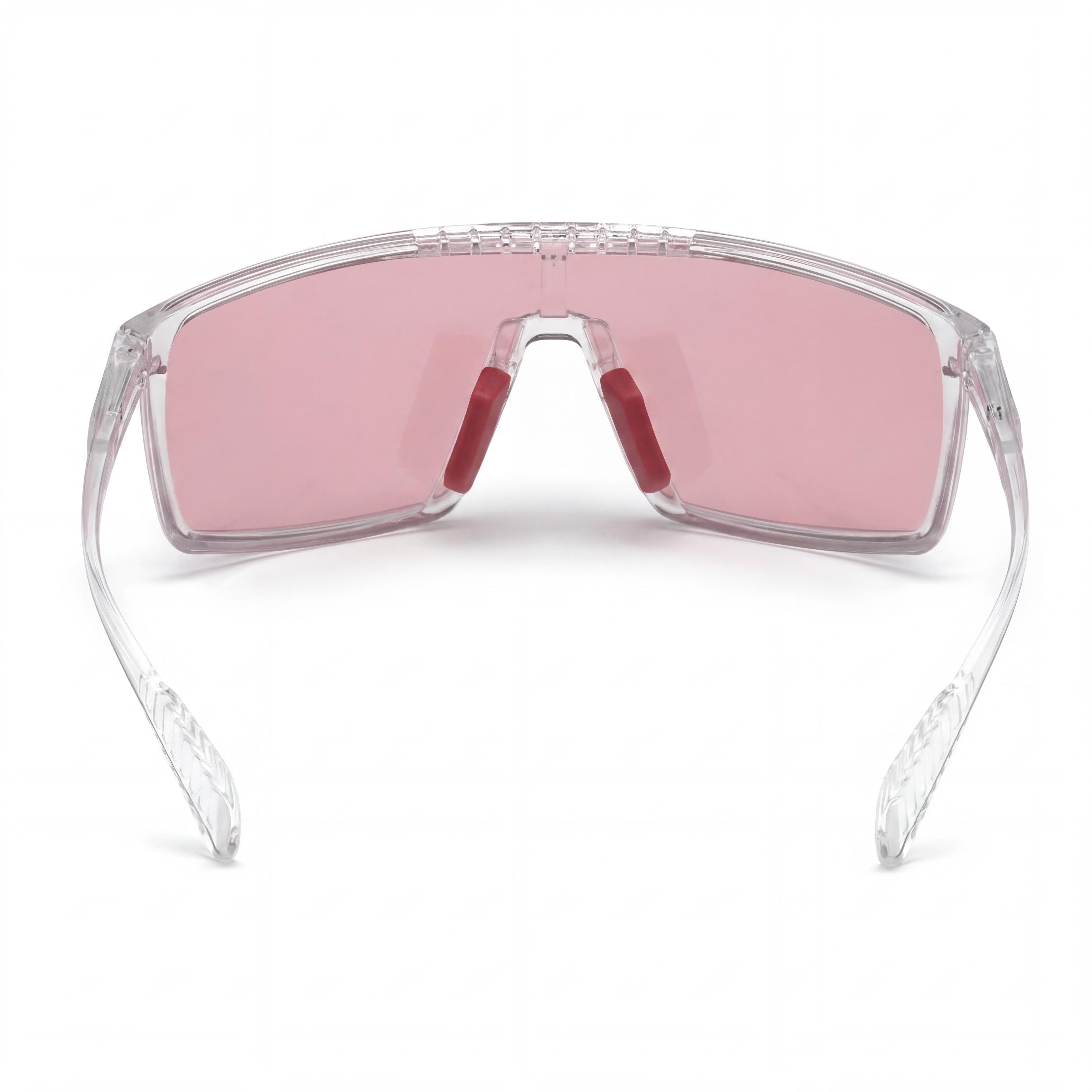 Adidas Modern Unisex Plastic Sunglasses Rose Crystal Bordeaux to Grey Photochromatic UV Protection 128mm, Photo 4