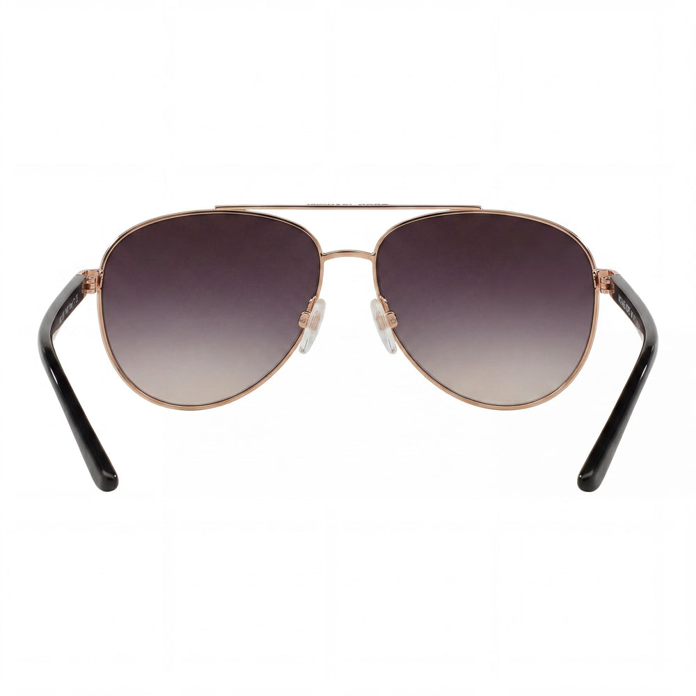 Gafas de sol Michael Kors MK5007 HVAR para mujer, montura de composite en oro rosa, degradado en gris rosa, UV400, 59 mm