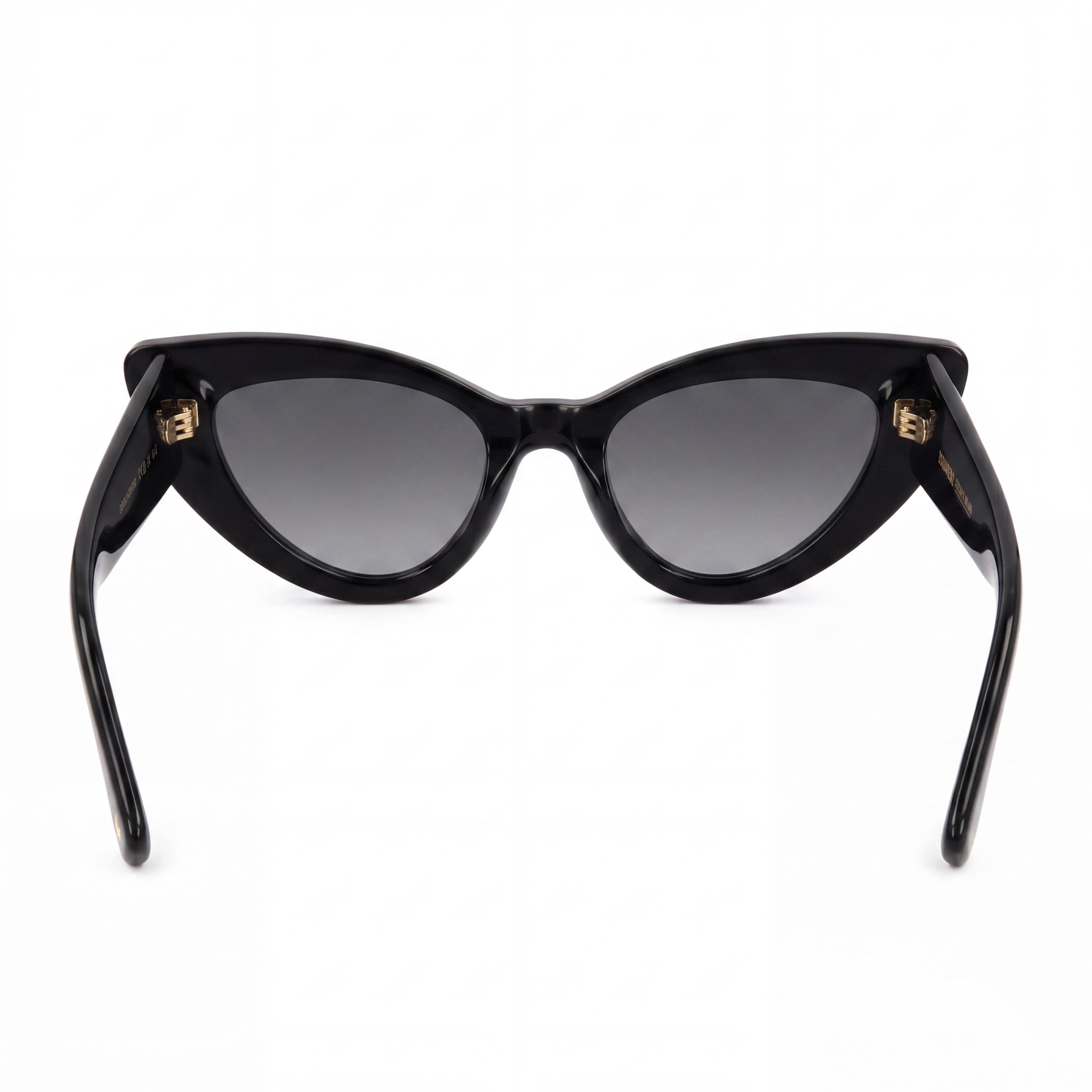 DSQUARED2 Modern Unisex Acetate Black 51mm Sunglasses with UV Protection, Dark Grey Shaded Lenses, Photo 4